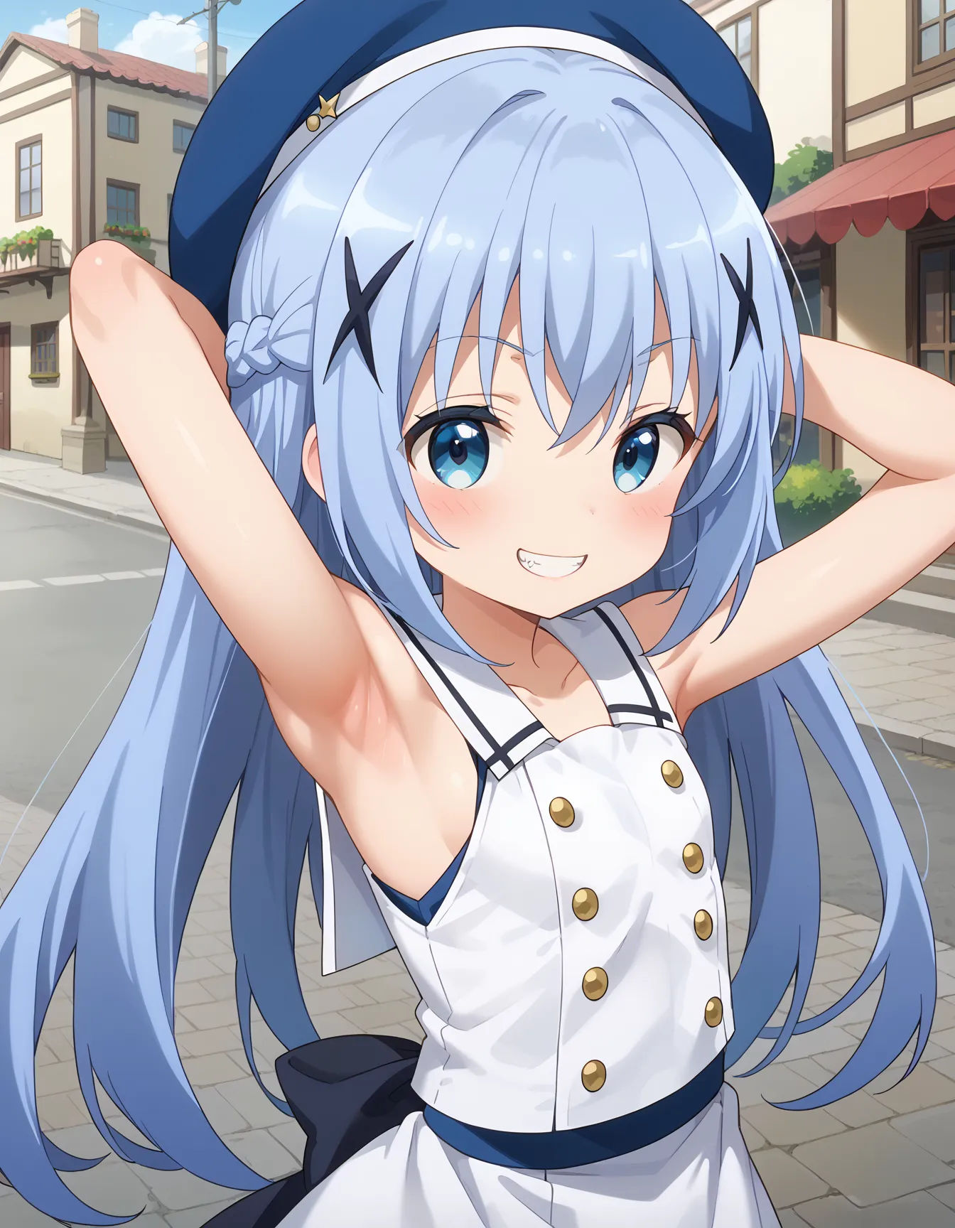 【「腋・脇」AIエロ画像（イラスト・アニメ・二次元風）4705枚まとめ！(74ページ目)のエロ画像12枚目