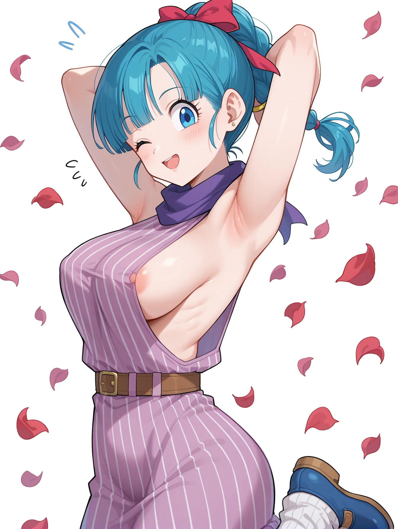 【「腋・脇」AIエロ画像（イラスト・アニメ・二次元風）4705枚まとめ！(74ページ目)のエロ画像8枚目