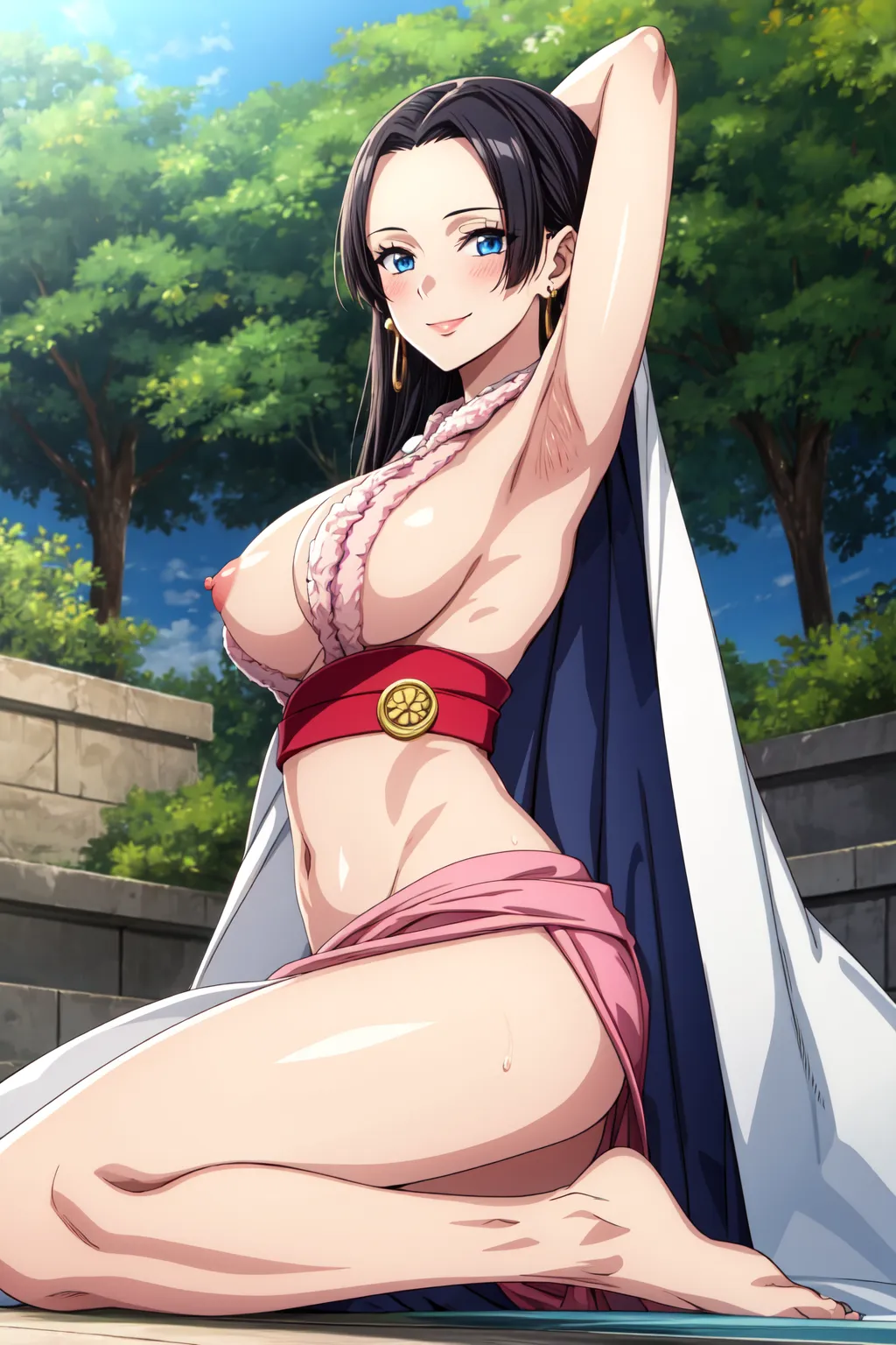 【「腋・脇」AIエロ画像（イラスト・アニメ・二次元風）4705枚まとめ！(74ページ目)のエロ画像2枚目
