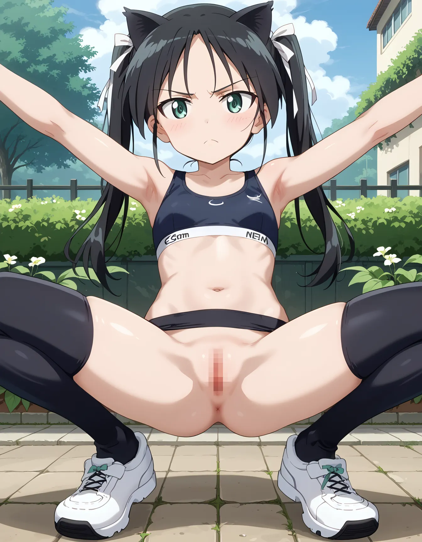 【「おまんこ×下着（ブラジャー・パンティ）」AIエロ画像（イラスト・アニメ・二次元風）3718枚まとめ！(58ページ目)のエロ画像14枚目