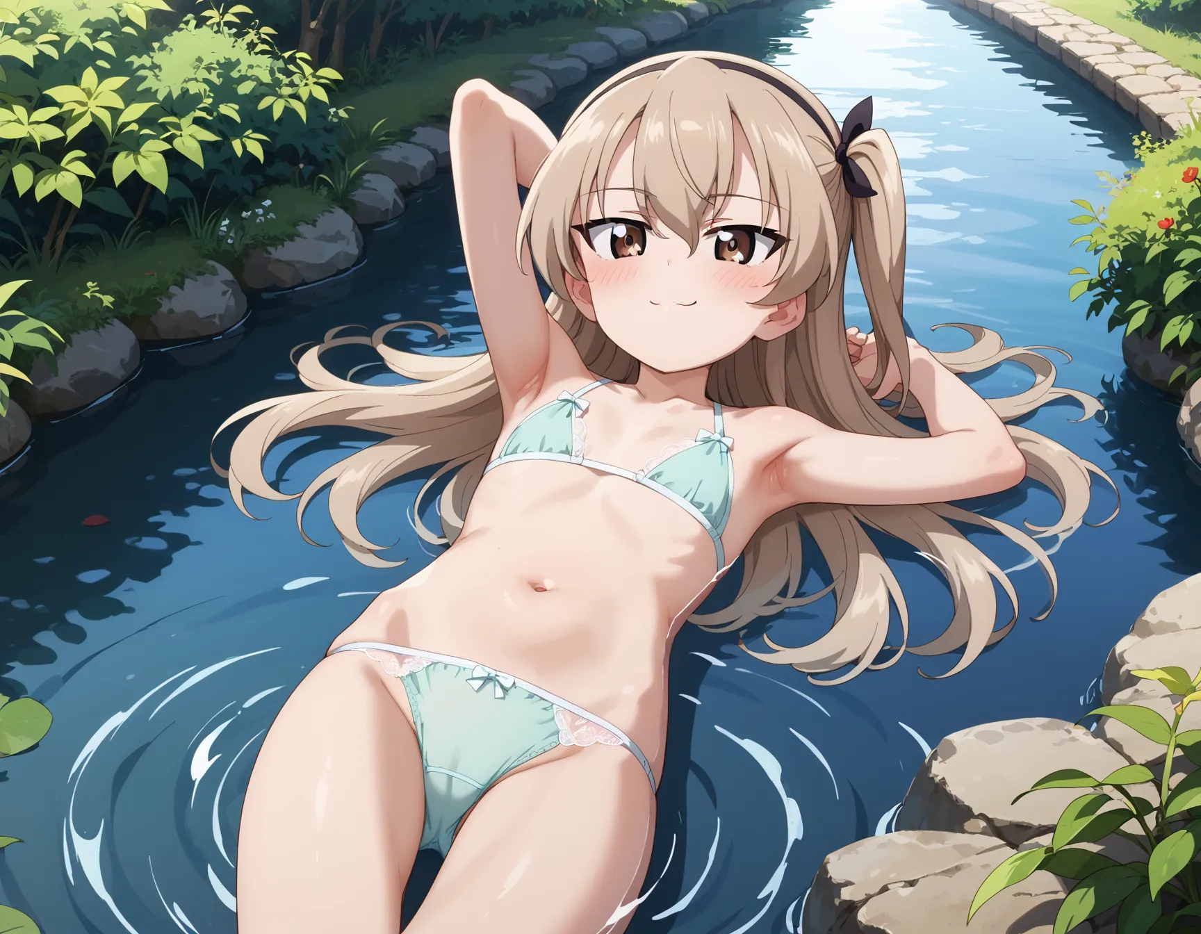 【「貧乳」AIエロ画像（イラスト・アニメ・二次元風）8390枚まとめ！(132ページ目)のエロ画像11枚目