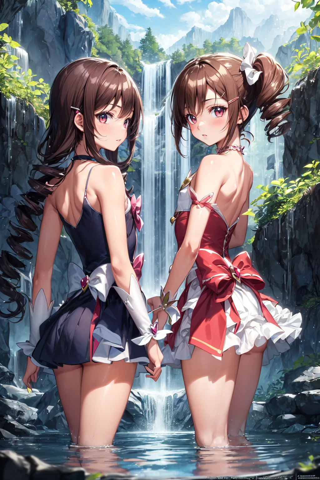 【「貧乳」AIエロ画像（イラスト・アニメ・二次元風）8390枚まとめ！(132ページ目)のエロ画像4枚目