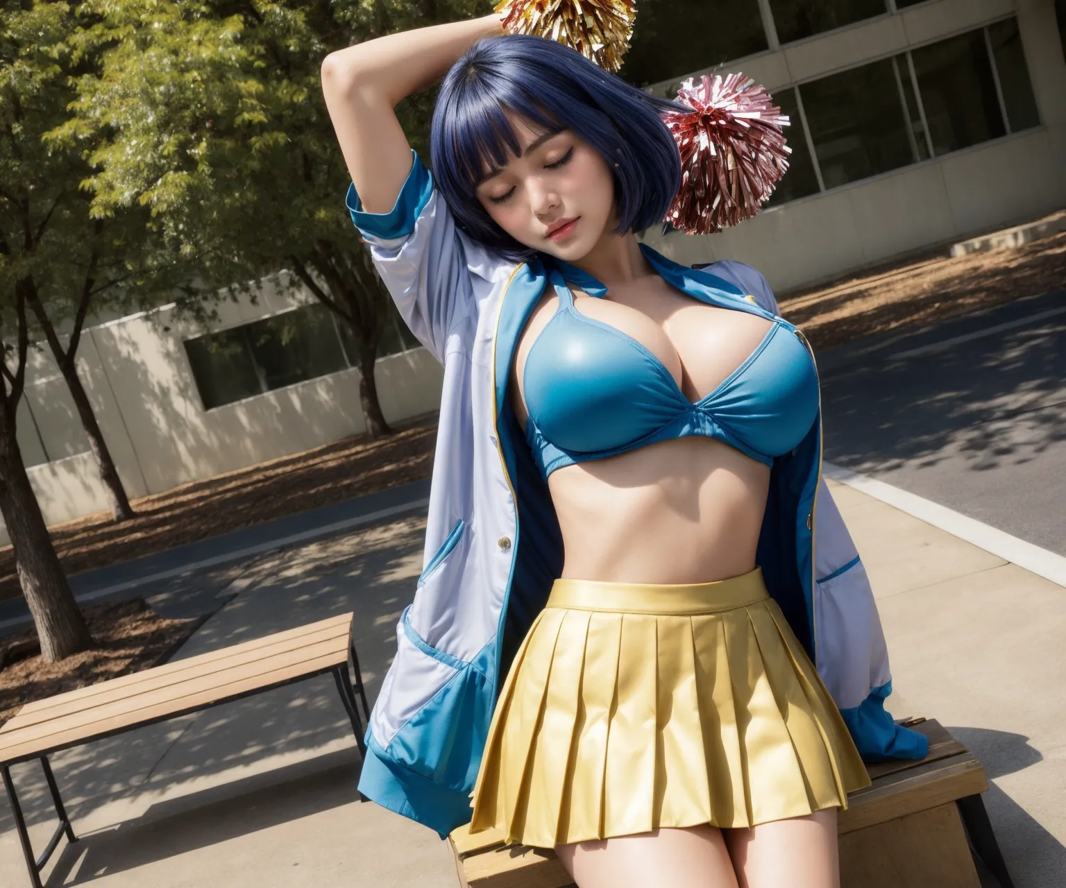 【「ギャル×巨乳」AIエロ画像（リアル・実写・フォト風）590枚まとめ！(10ページ目)のエロ画像2枚目