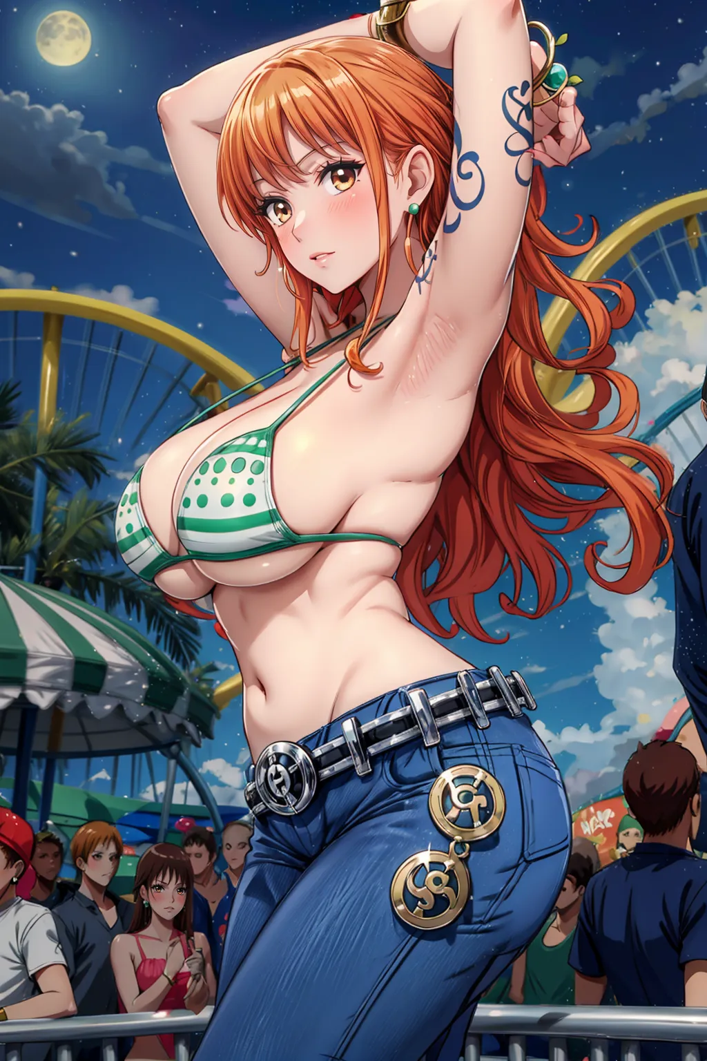 【「腋・脇」AIエロ画像（イラスト・アニメ・二次元風）4705枚まとめ！(73ページ目)のエロ画像19枚目