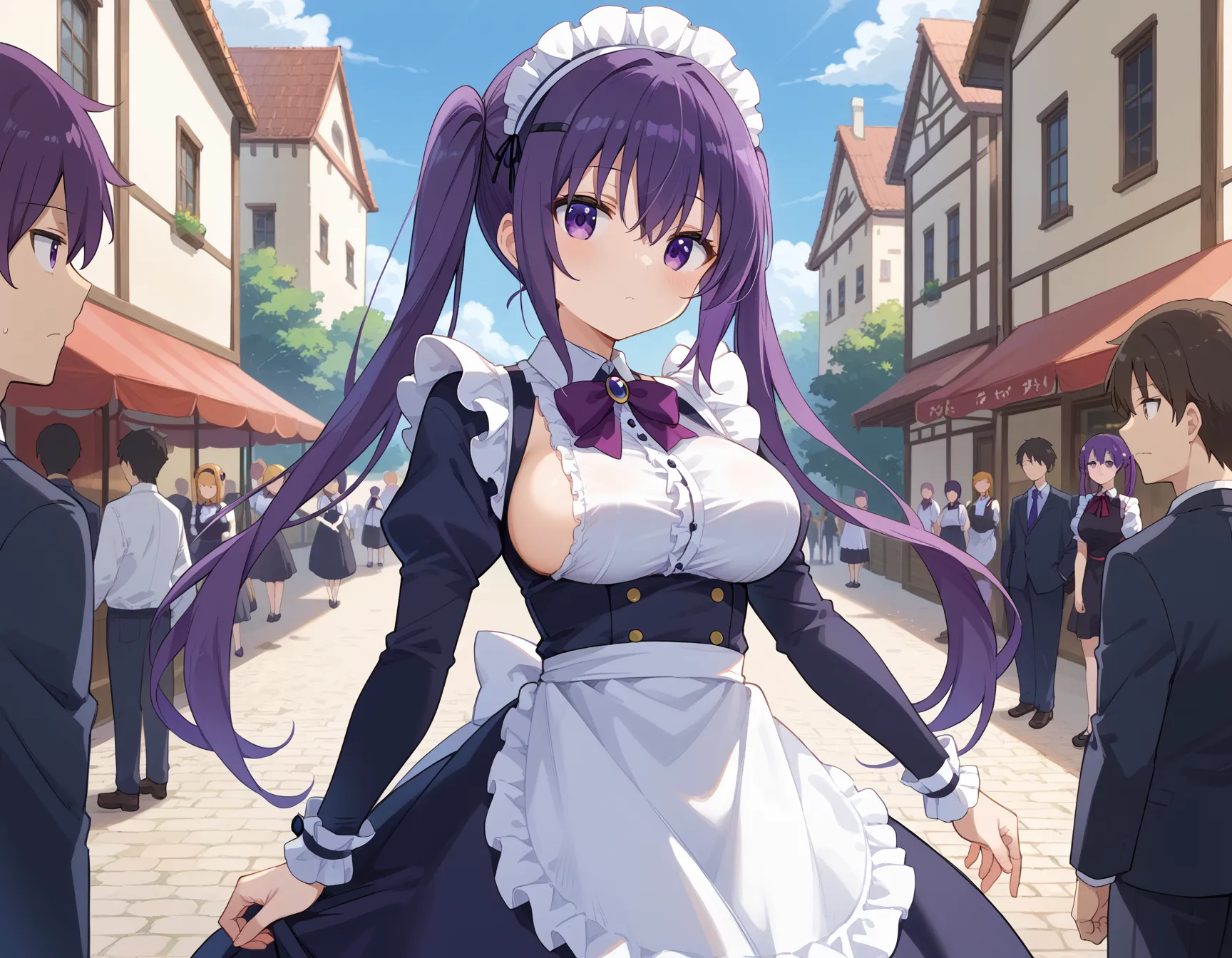 【「メイド」AIエロ画像（イラスト・アニメ・二次元風）516枚まとめ！(9ページ目)のエロ画像5枚目