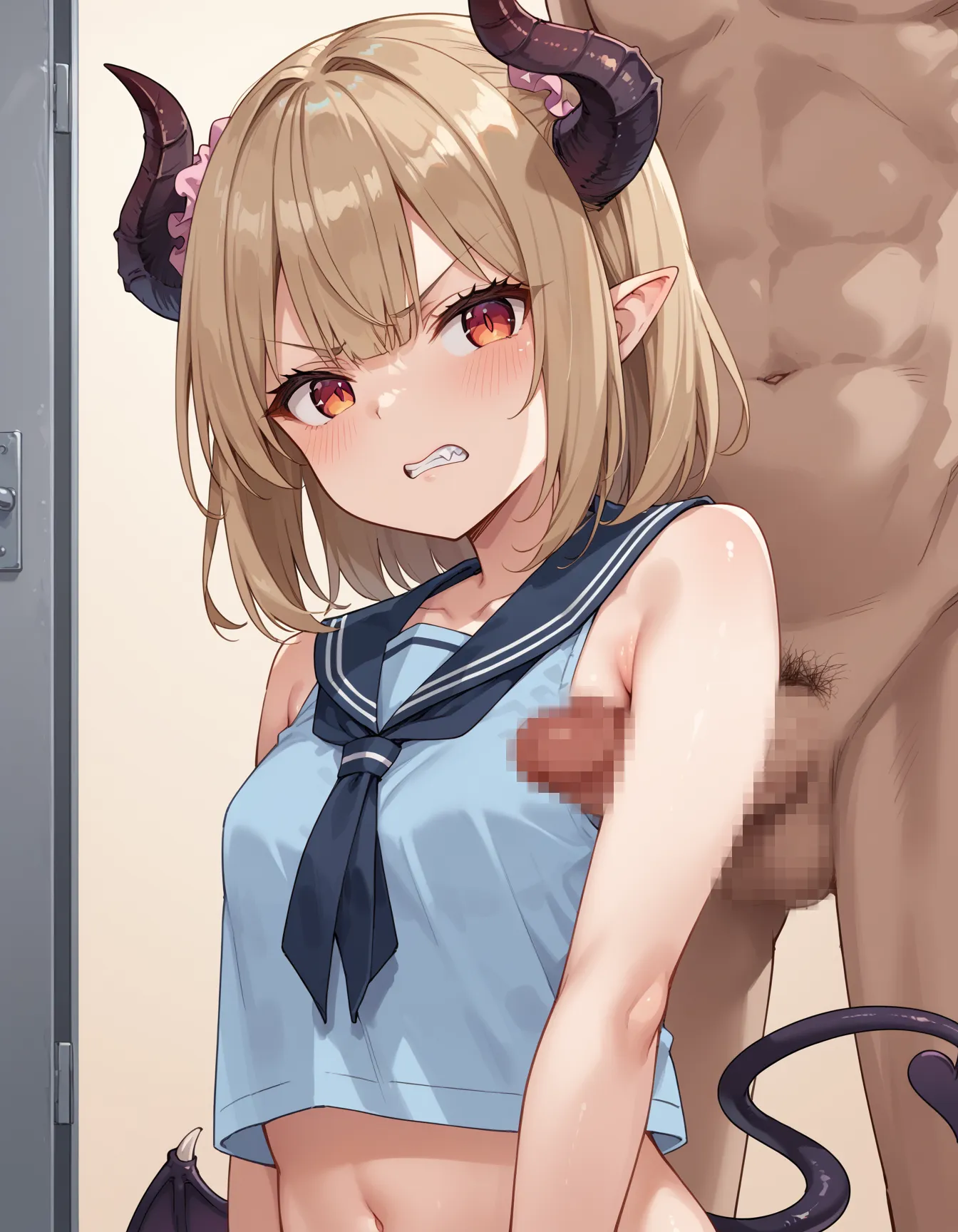 【「腋・脇」AIエロ画像（イラスト・アニメ・二次元風）4705枚まとめ！(73ページ目)のエロ画像10枚目