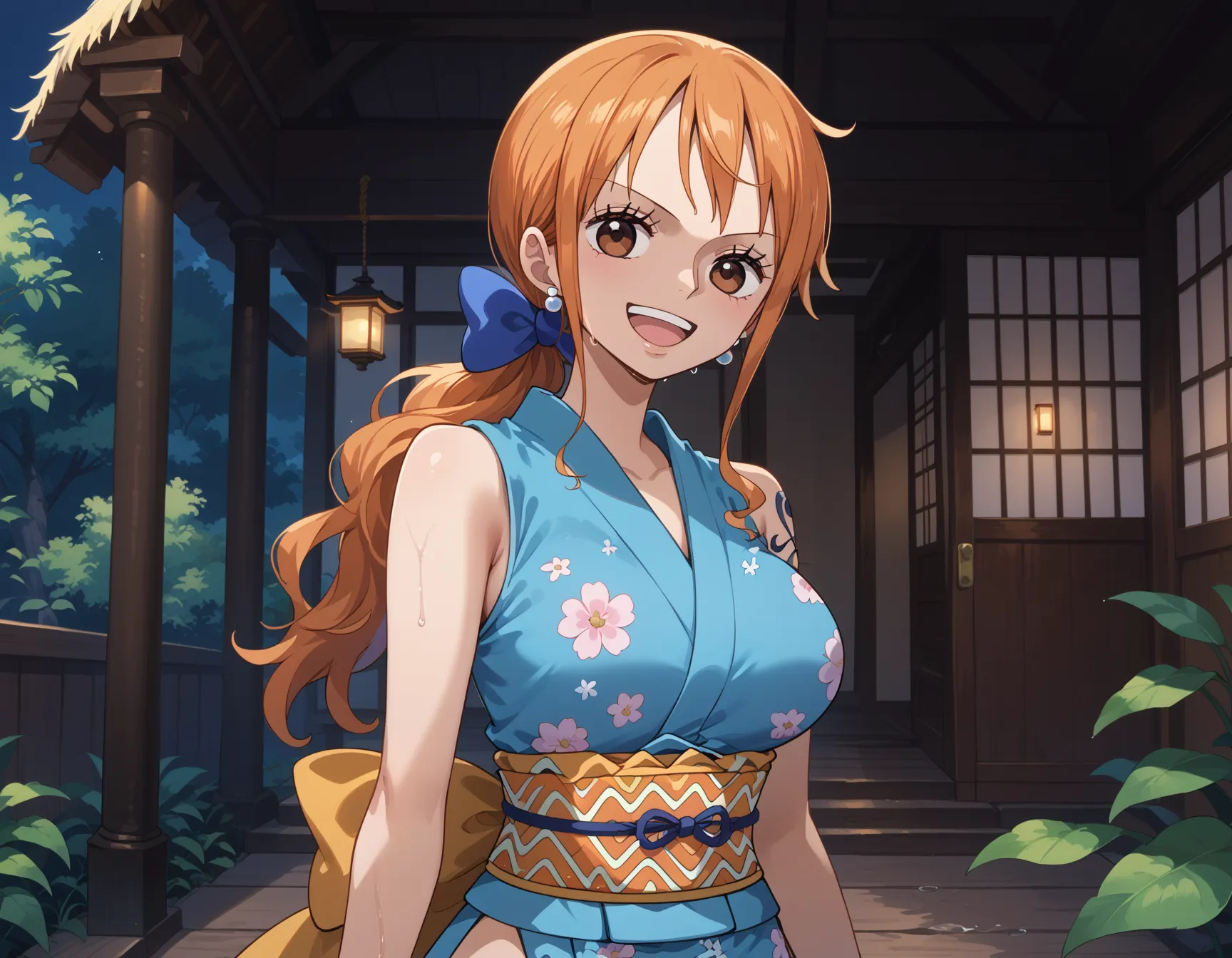 【「巨乳×着物」AIエロ画像（イラスト・アニメ・二次元風）854枚まとめ！(13ページ目)のエロ画像29枚目