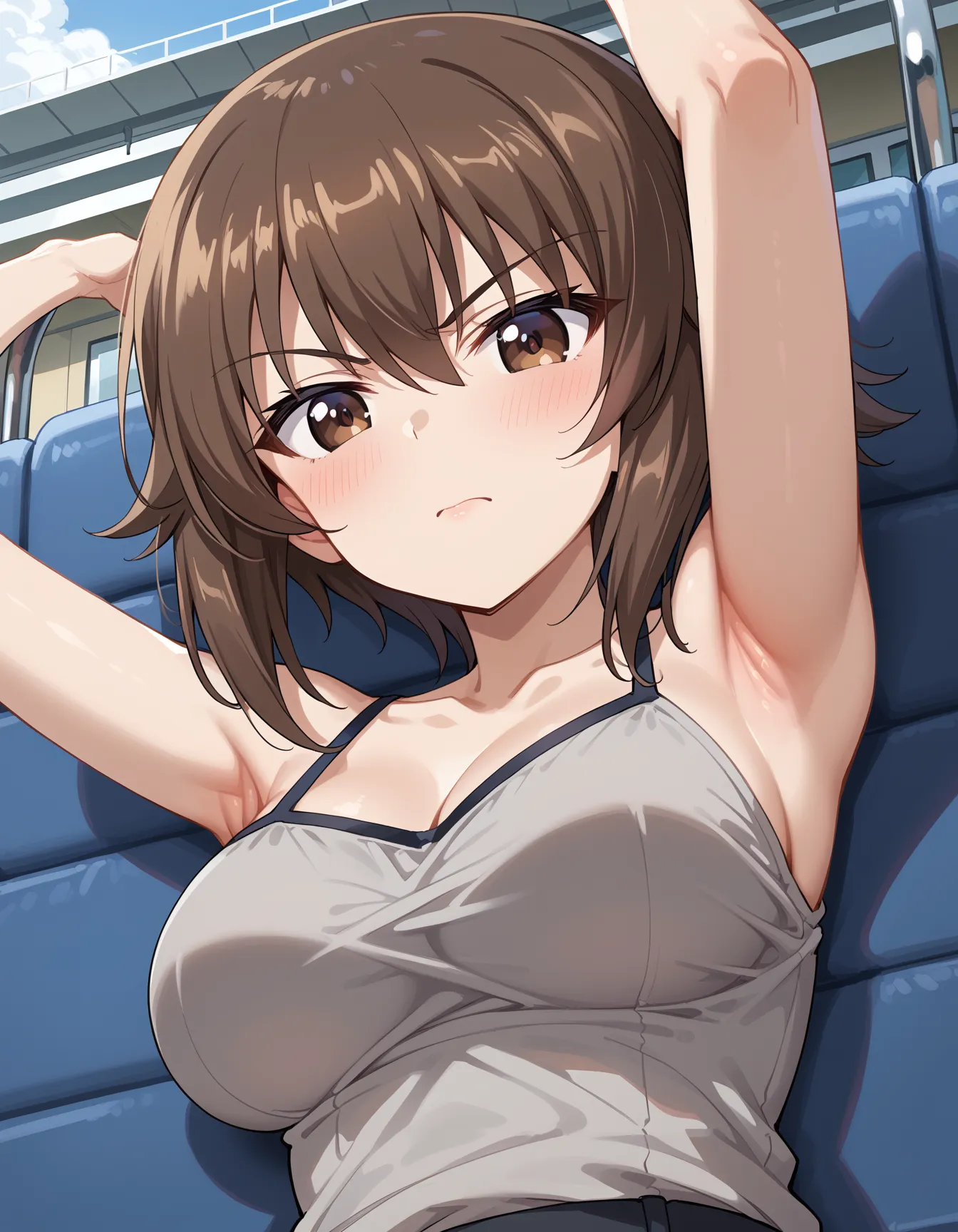 【「腋・脇」AIエロ画像（イラスト・アニメ・二次元風）4705枚まとめ！(73ページ目)のエロ画像3枚目