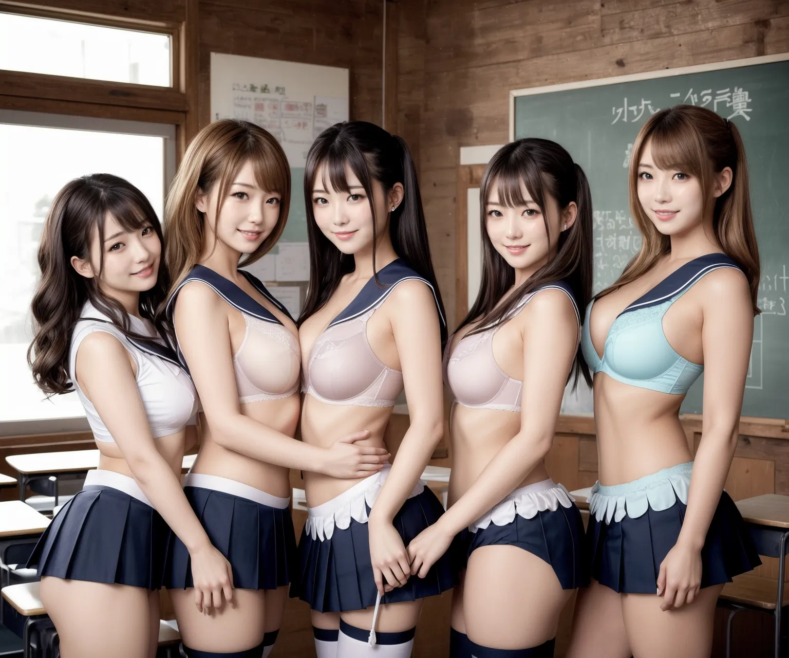 【「女子校生・JK×貧乳」AIエロ画像（リアル・実写・フォト風）2980枚まとめ！(46ページ目)のエロ画像4枚目