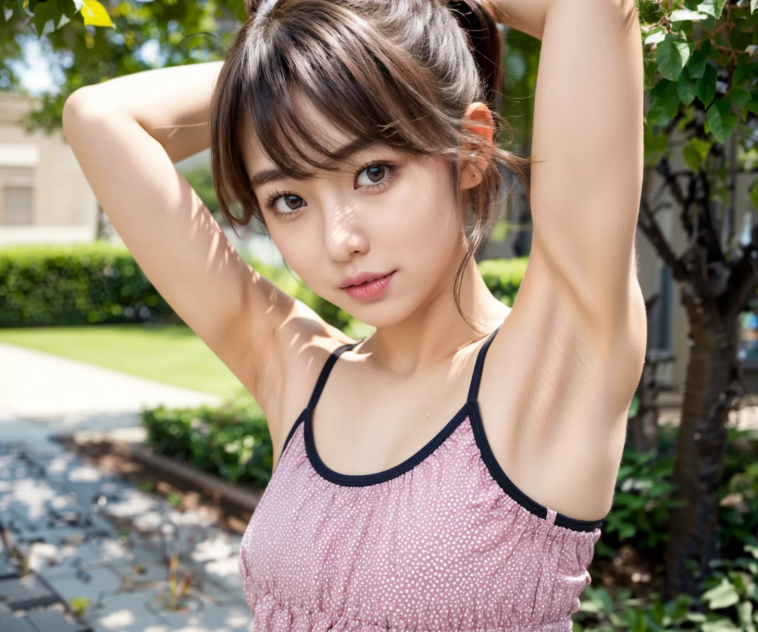 【「腋・脇×下着（ブラジャー・パンティ）」AIエロ画像（リアル・実写・フォト風）588枚まとめ！(9ページ目)のエロ画像14枚目