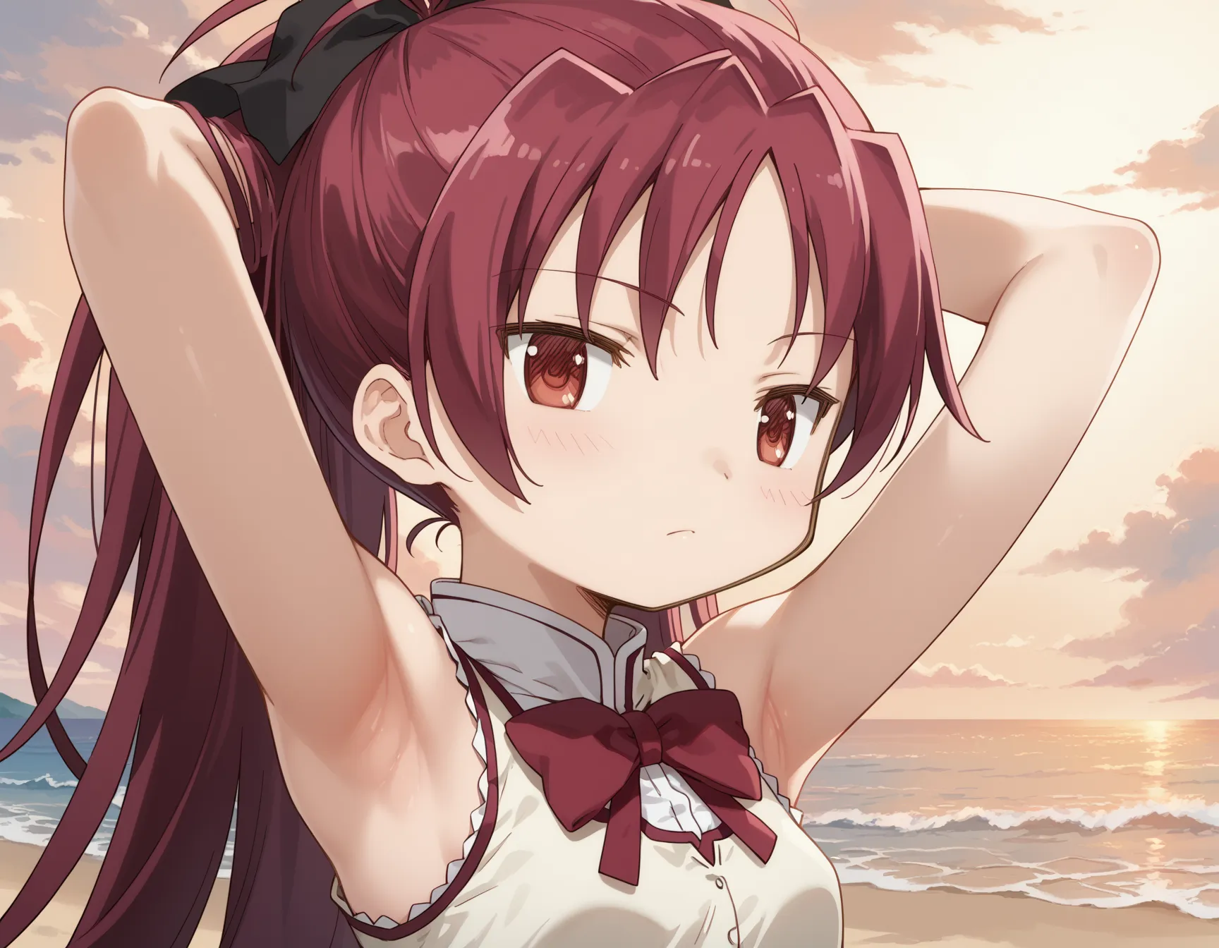 【「腋・脇」AIエロ画像（イラスト・アニメ・二次元風）4705枚まとめ！(72ページ目)のエロ画像26枚目