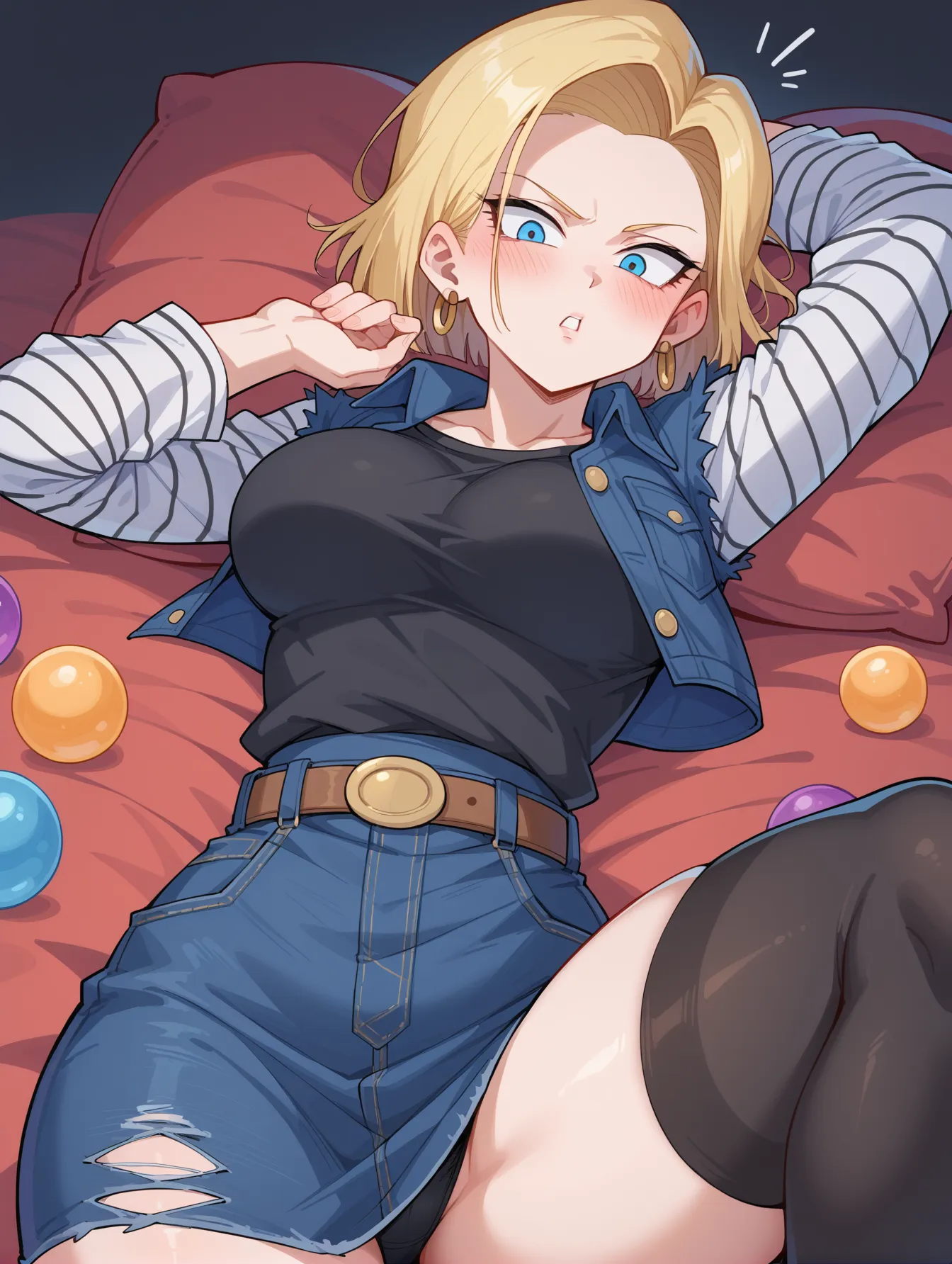【「下着（ブラジャー・パンティ）」AIエロ画像（イラスト・アニメ・二次元風）15996枚まとめ！(242ページ目)のエロ画像12枚目