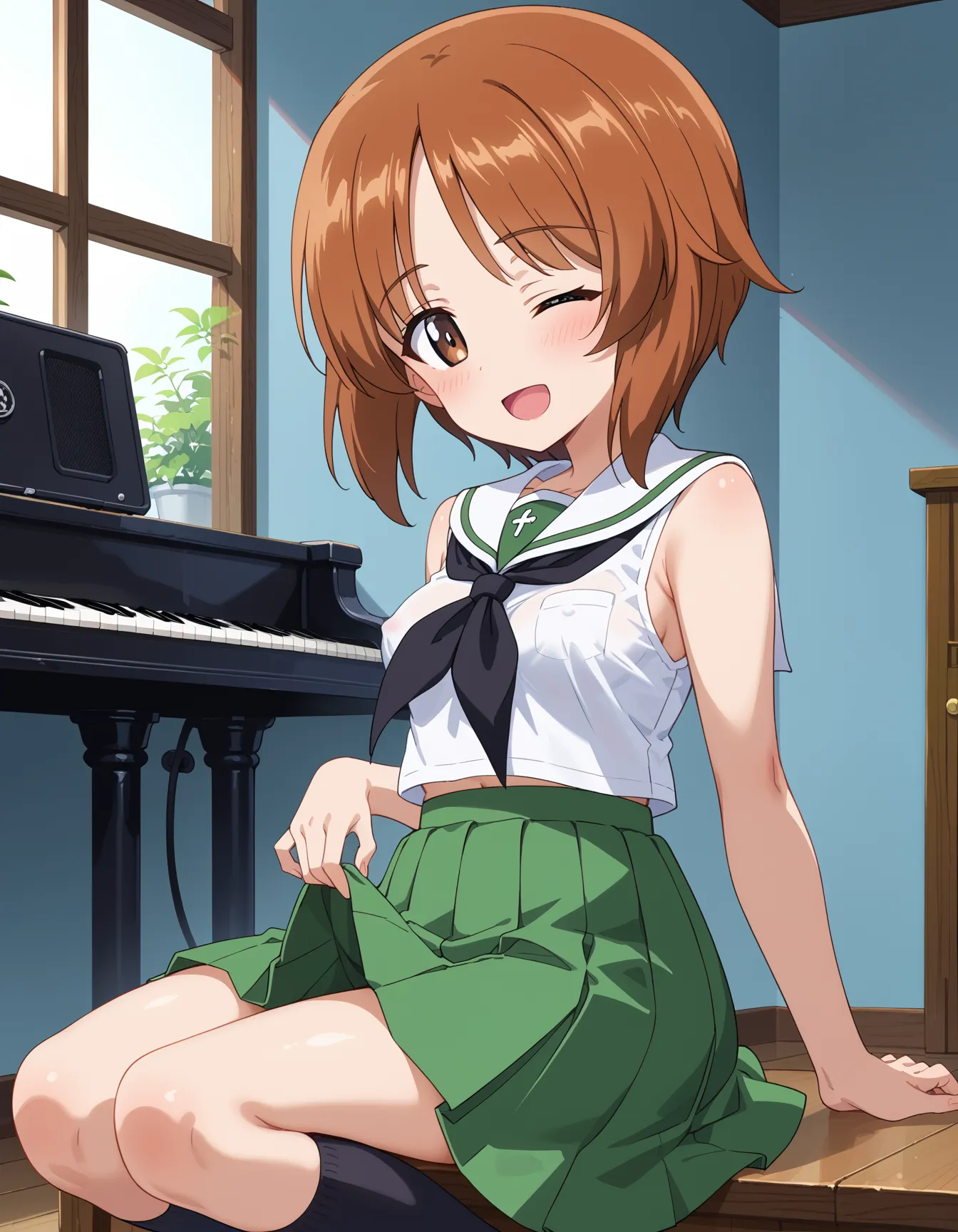 【「下着（ブラジャー・パンティ）」AIエロ画像（イラスト・アニメ・二次元風）15996枚まとめ！(241ページ目)のエロ画像18枚目