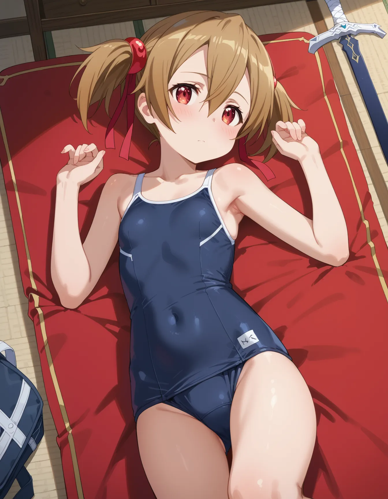 【「貧乳」AIエロ画像（イラスト・アニメ・二次元風）8390枚まとめ！(129ページ目)のエロ画像27枚目