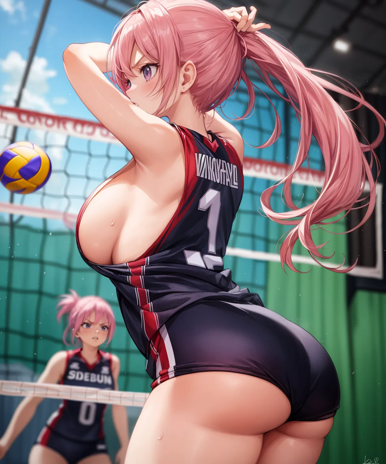 【「爆乳・超乳」AIエロ画像（イラスト・アニメ・二次元風）5621枚まとめ！(85ページ目)のエロ画像24枚目