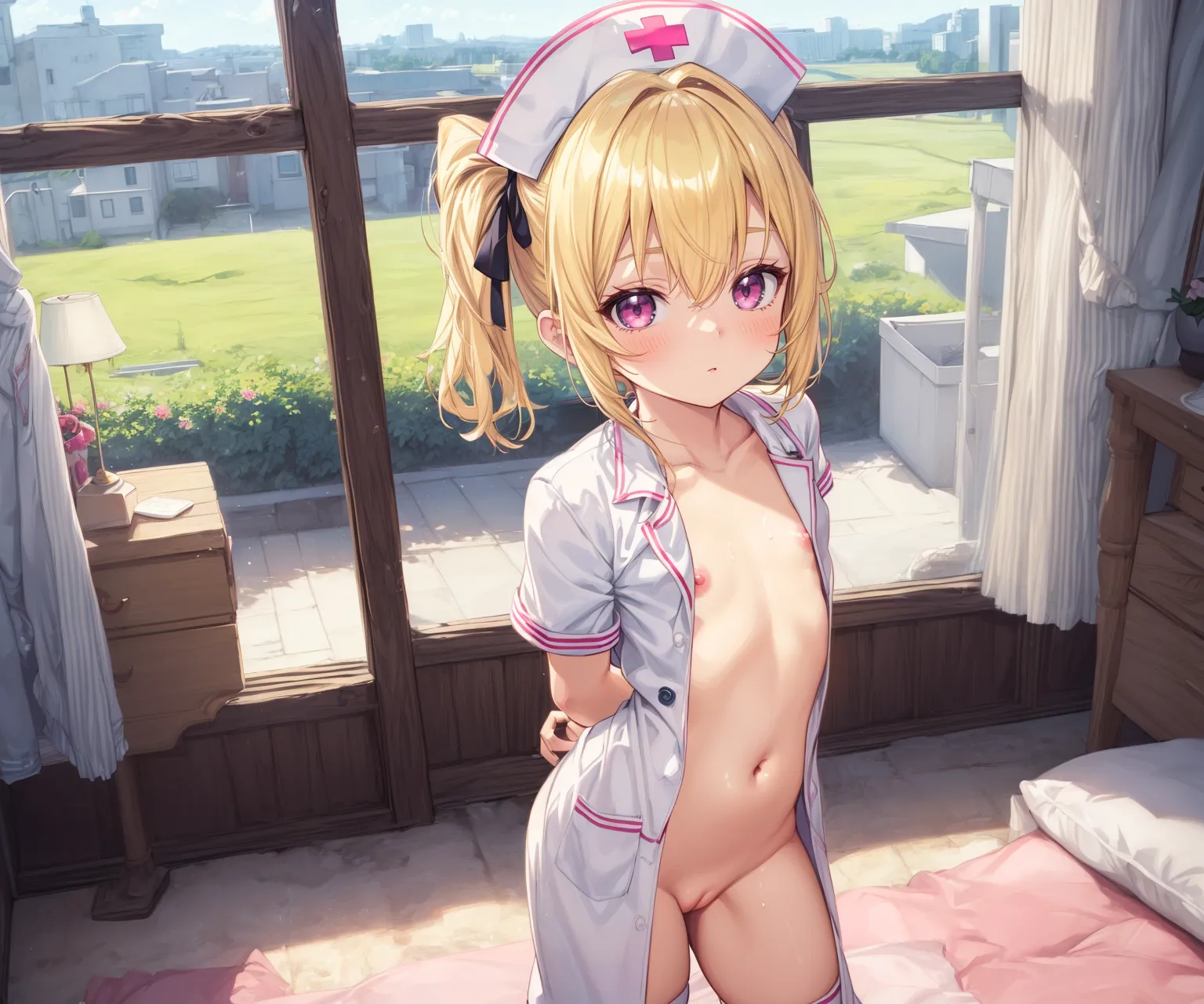 【「貧乳」AIエロ画像（イラスト・アニメ・二次元風）8390枚まとめ！(129ページ目)のエロ画像17枚目