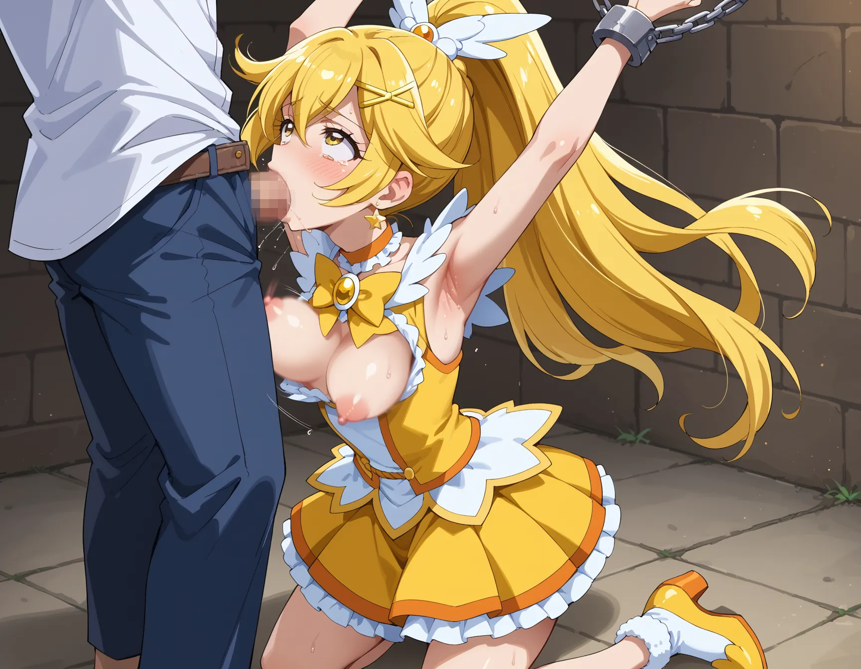 【「腋・脇」AIエロ画像（イラスト・アニメ・二次元風）4705枚まとめ！(72ページ目)のエロ画像4枚目