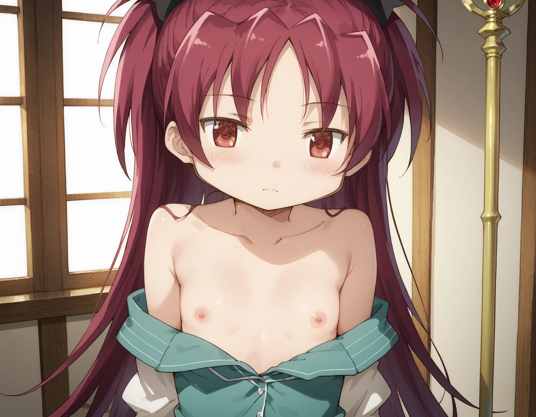【「貧乳」AIエロ画像（イラスト・アニメ・二次元風）8390枚まとめ！(129ページ目)のエロ画像12枚目