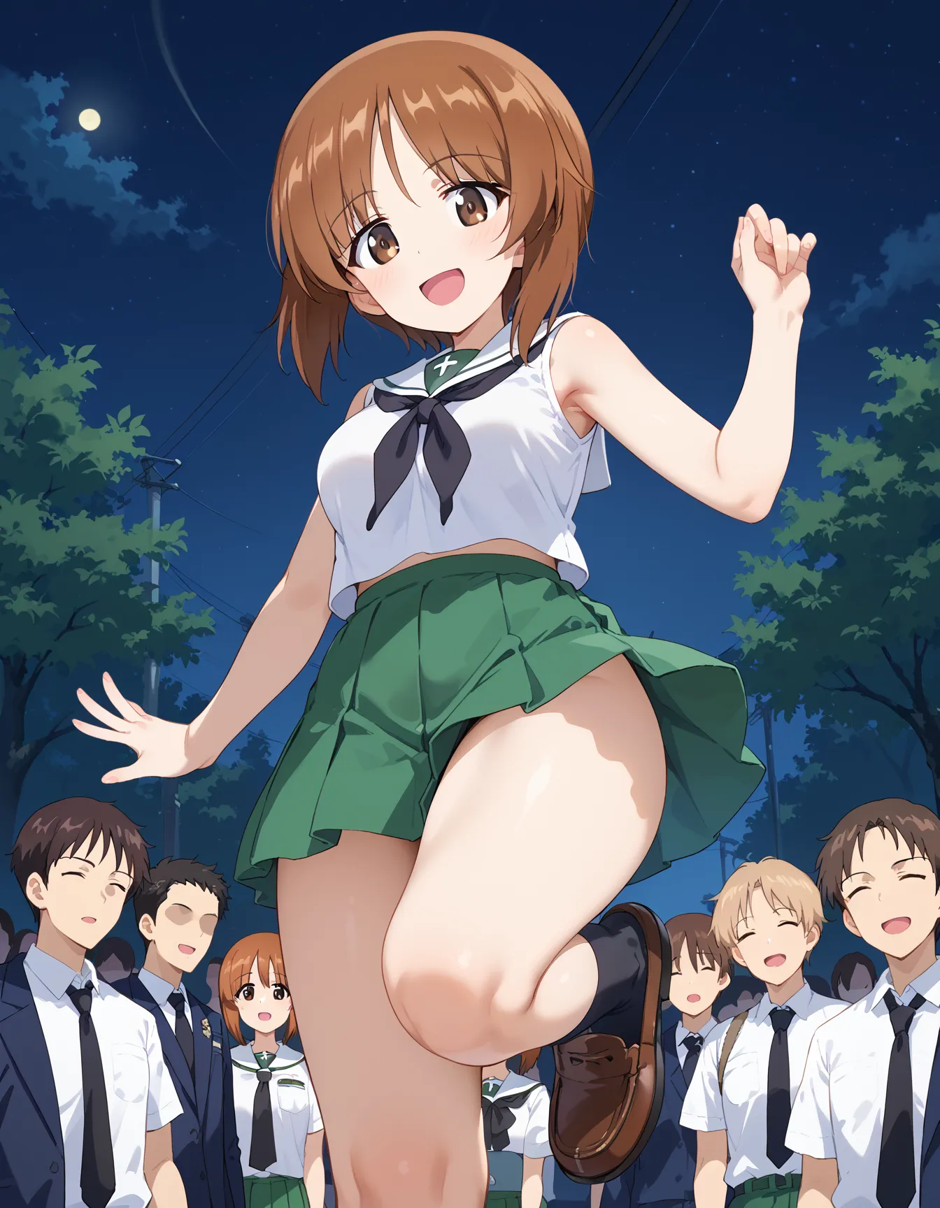【「学制服」AIエロ画像（イラスト・アニメ・二次元風）4855枚まとめ！(72ページ目)のエロ画像8枚目