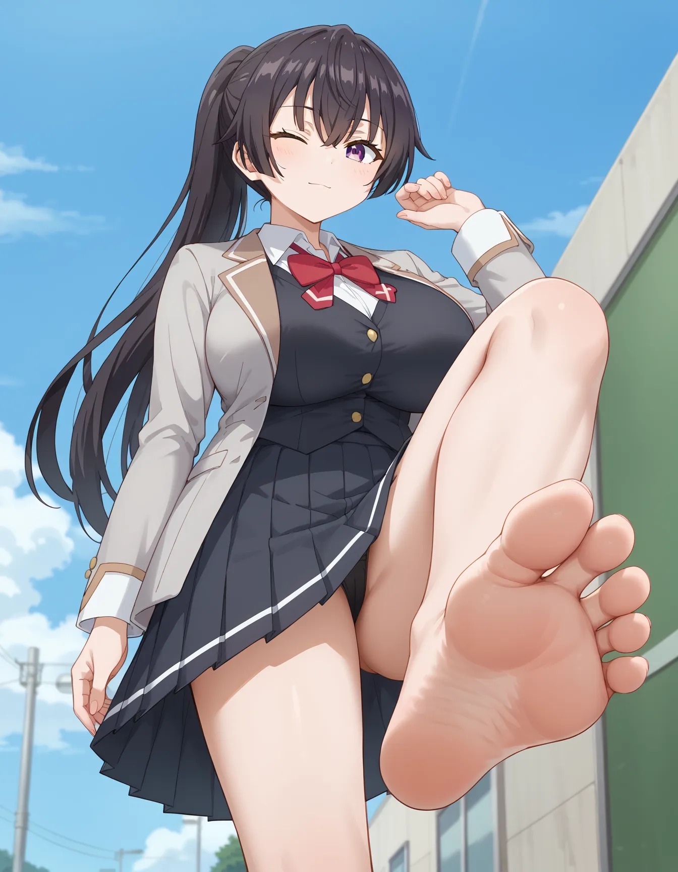 【「爆乳・超乳」AIエロ画像（イラスト・アニメ・二次元風）5621枚まとめ！(84ページ目)のエロ画像8枚目