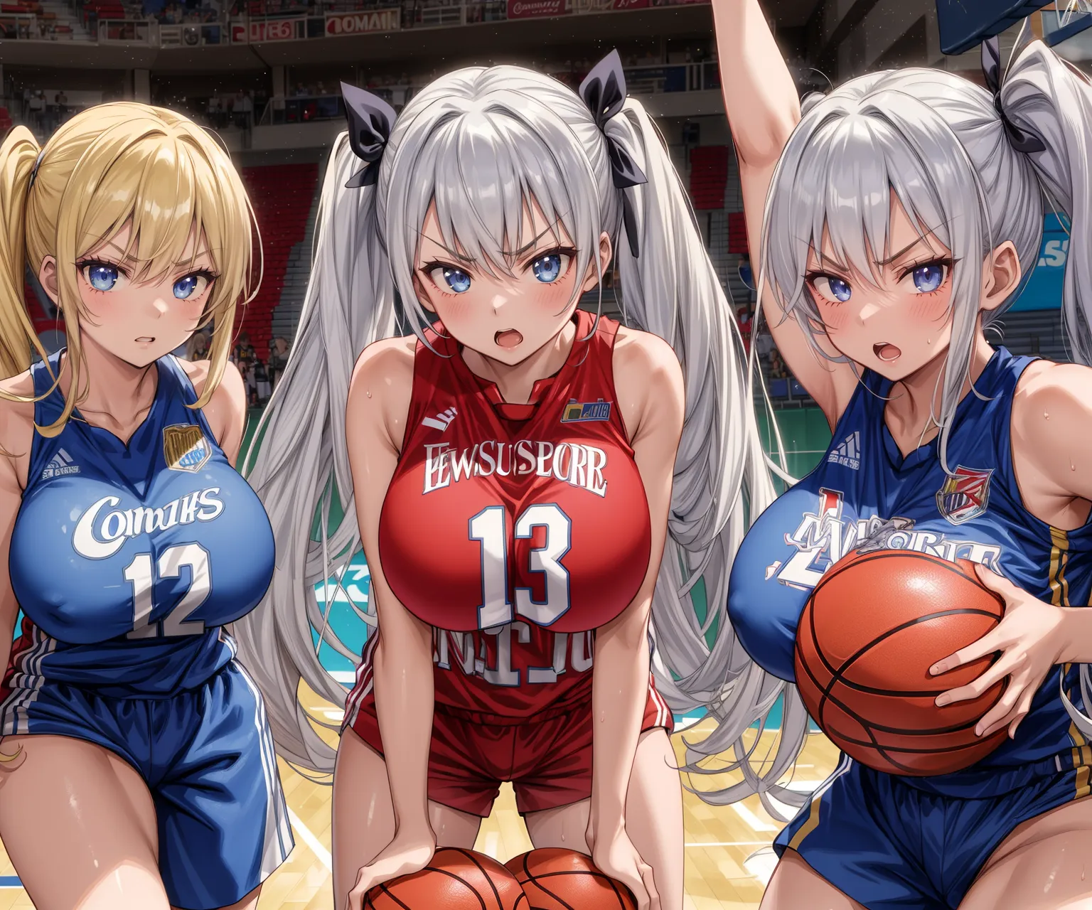 【「爆乳・超乳」AIエロ画像（イラスト・アニメ・二次元風）5621枚まとめ！(84ページ目)のエロ画像7枚目