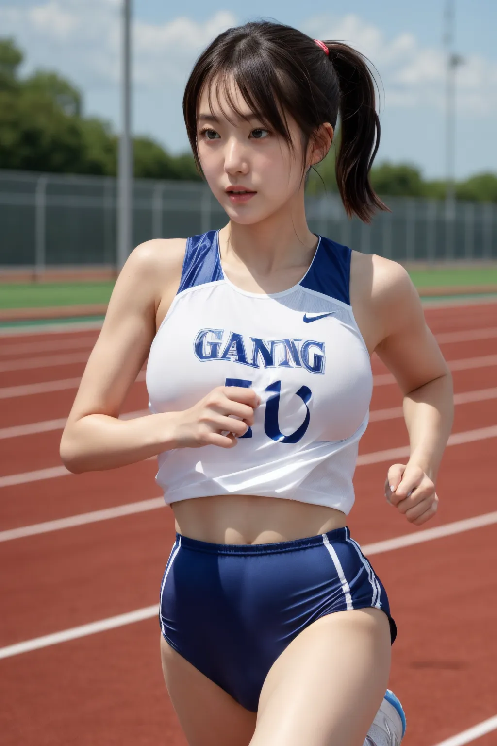 【「爆乳・超乳×陸上」AIエロ画像（リアル・実写・フォト風）314枚まとめ！(5ページ目)のエロ画像24枚目