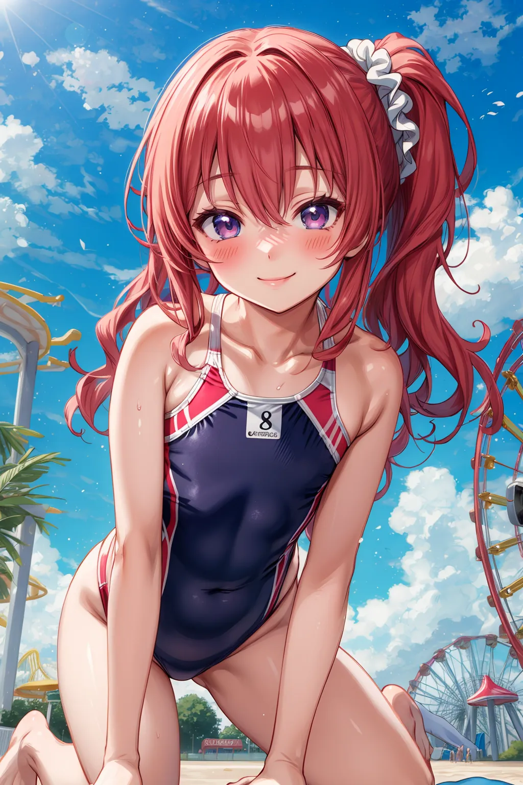 【「貧乳」AIエロ画像（イラスト・アニメ・二次元風）8390枚まとめ！(127ページ目)のエロ画像22枚目