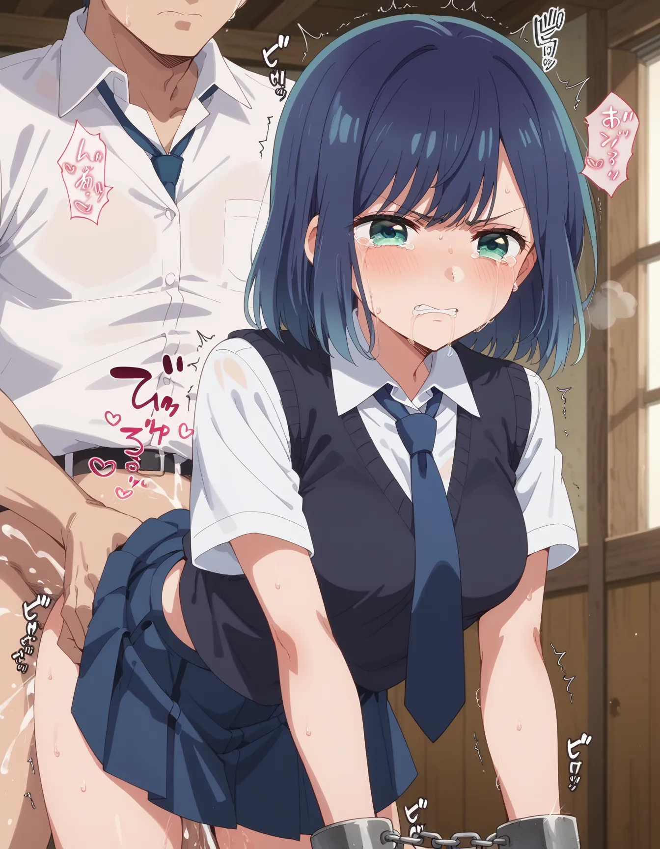 【「学制服」AIエロ画像（イラスト・アニメ・二次元風）4855枚まとめ！(71ページ目)のエロ画像28枚目