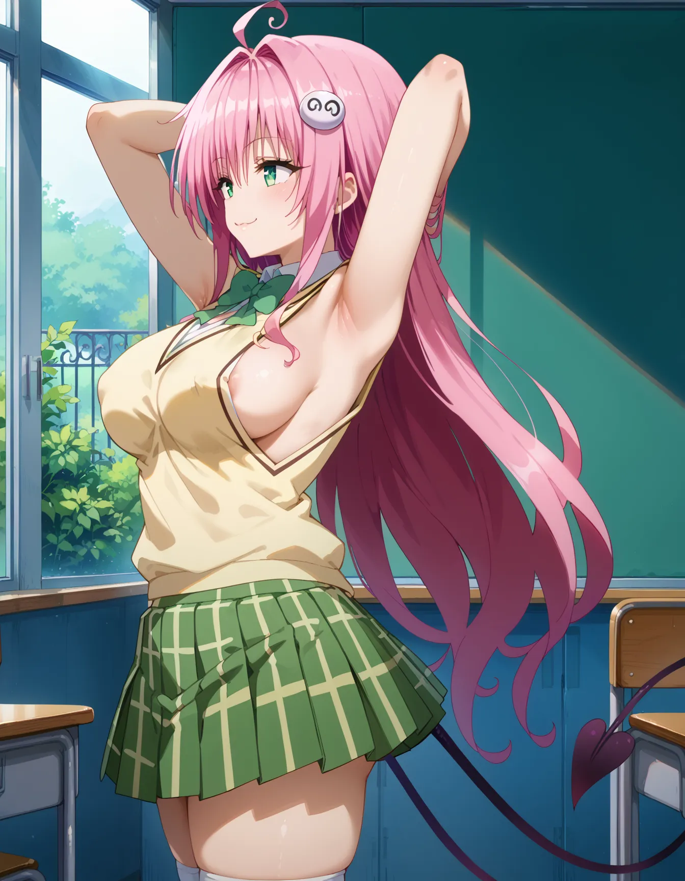 【「腋・脇」AIエロ画像（イラスト・アニメ・二次元風）4705枚まとめ！(70ページ目)のエロ画像26枚目