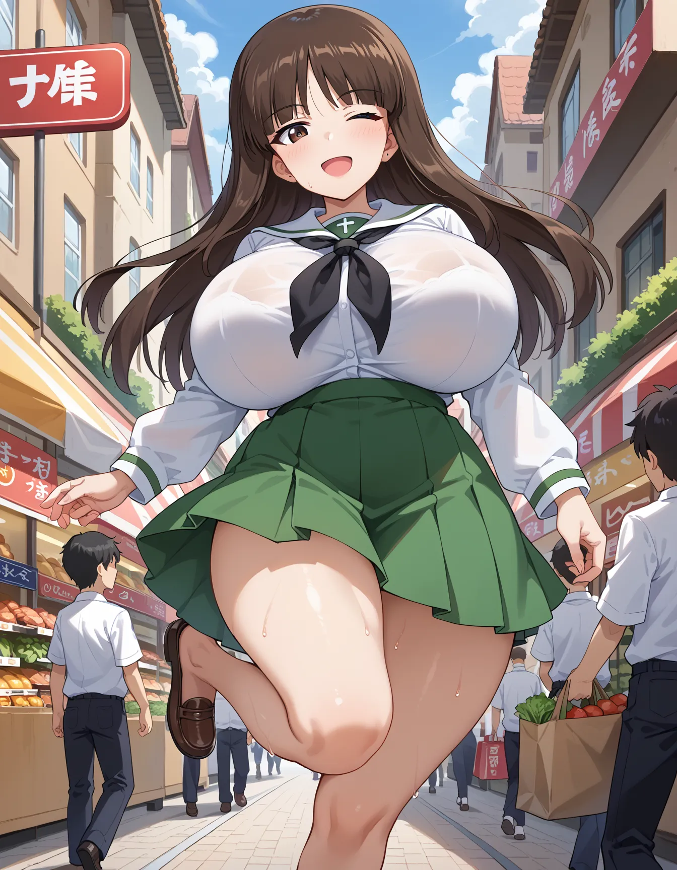 【「爆乳・超乳」AIエロ画像（イラスト・アニメ・二次元風）5621枚まとめ！(83ページ目)のエロ画像30枚目