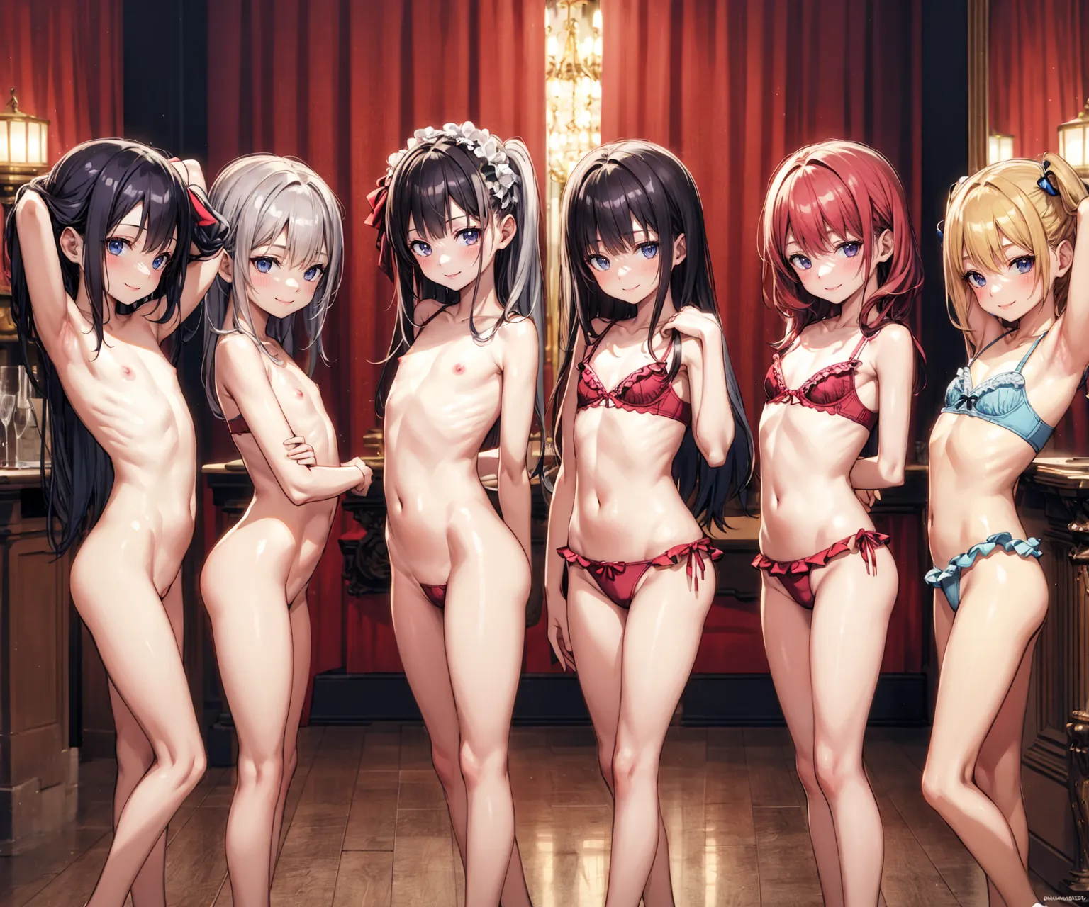 【「貧乳」AIエロ画像（イラスト・アニメ・二次元風）8390枚まとめ！(126ページ目)のエロ画像28枚目