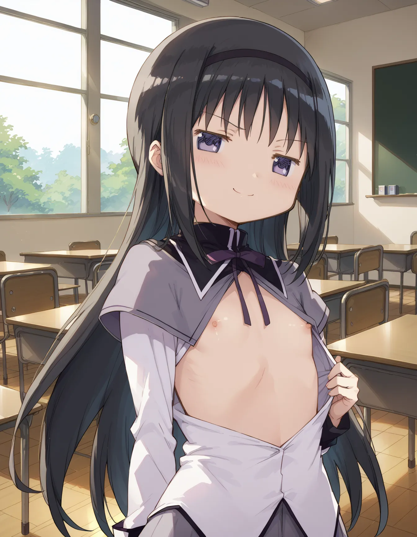 【「貧乳」AIエロ画像（イラスト・アニメ・二次元風）8390枚まとめ！(126ページ目)のエロ画像24枚目