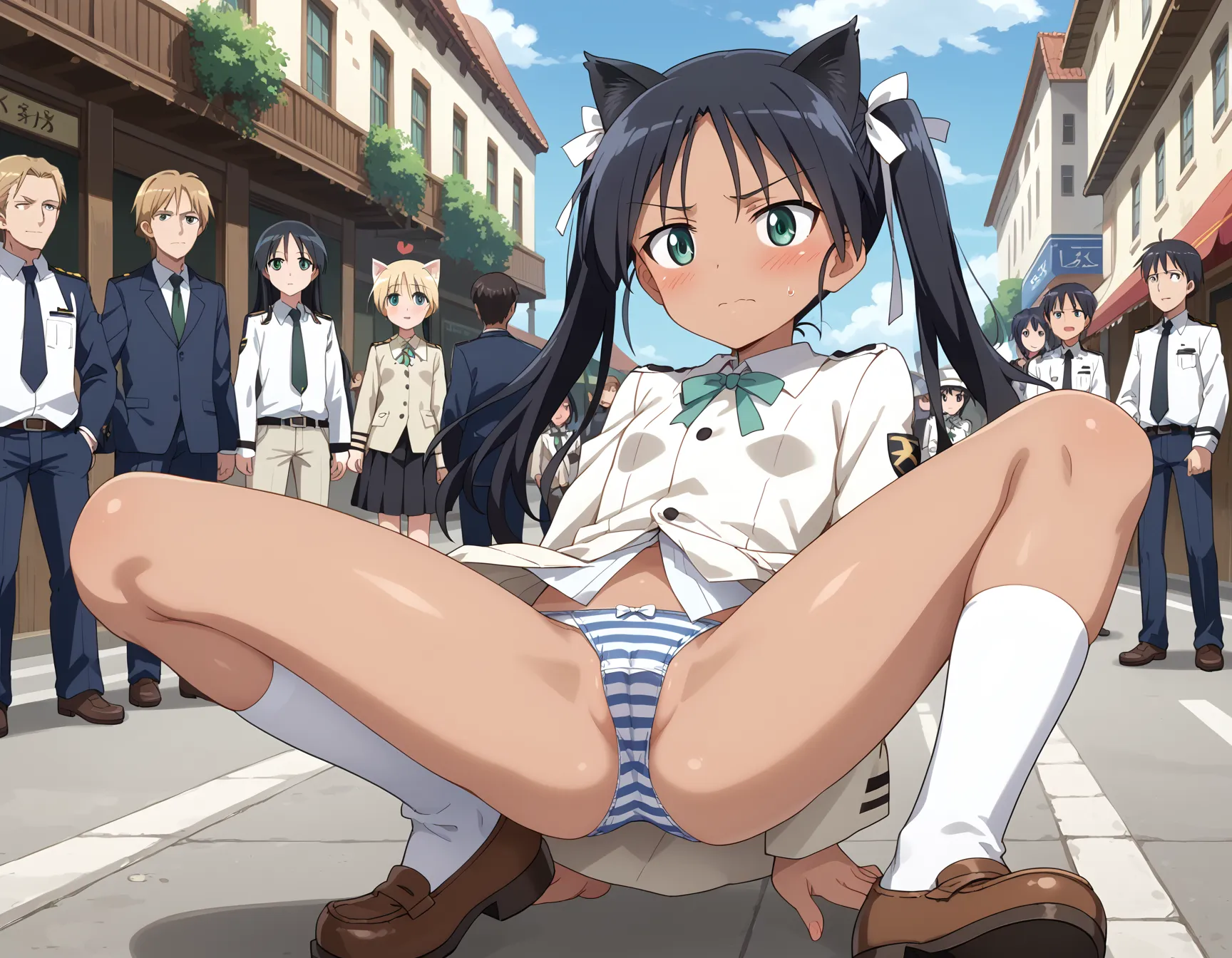 【「おまんこ×下着（ブラジャー・パンティ）」AIエロ画像（イラスト・アニメ・二次元風）3718枚まとめ！(55ページ目)のエロ画像20枚目