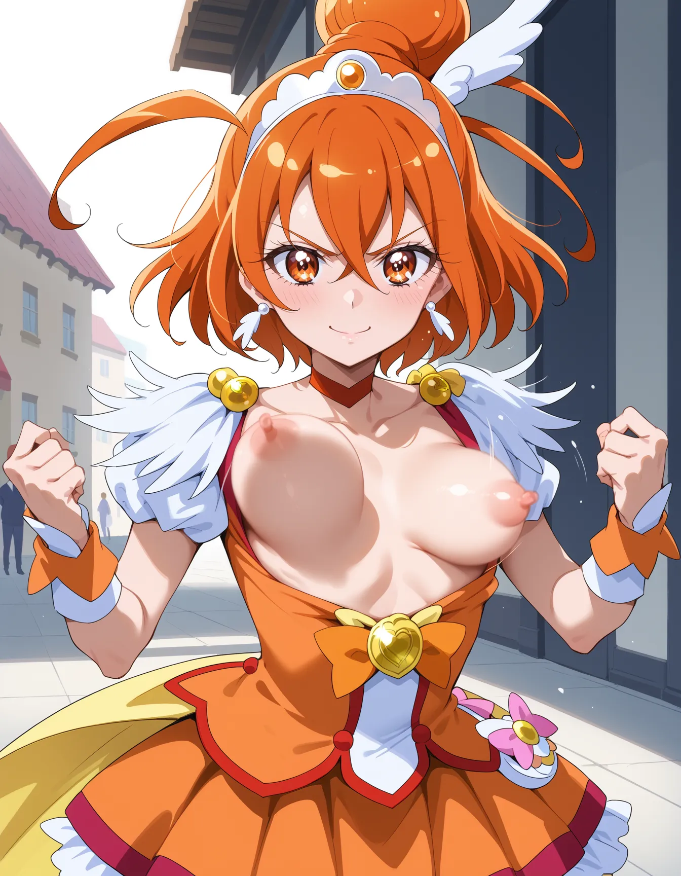 【「貧乳」AIエロ画像（イラスト・アニメ・二次元風）8390枚まとめ！(126ページ目)のエロ画像12枚目