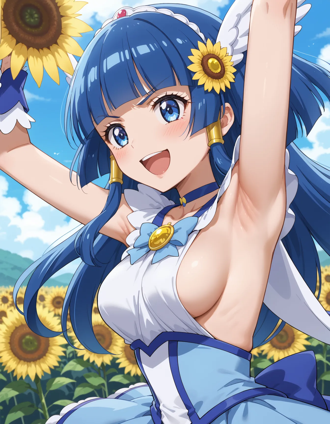【「腋・脇」AIエロ画像（イラスト・アニメ・二次元風）4705枚まとめ！(69ページ目)のエロ画像22枚目