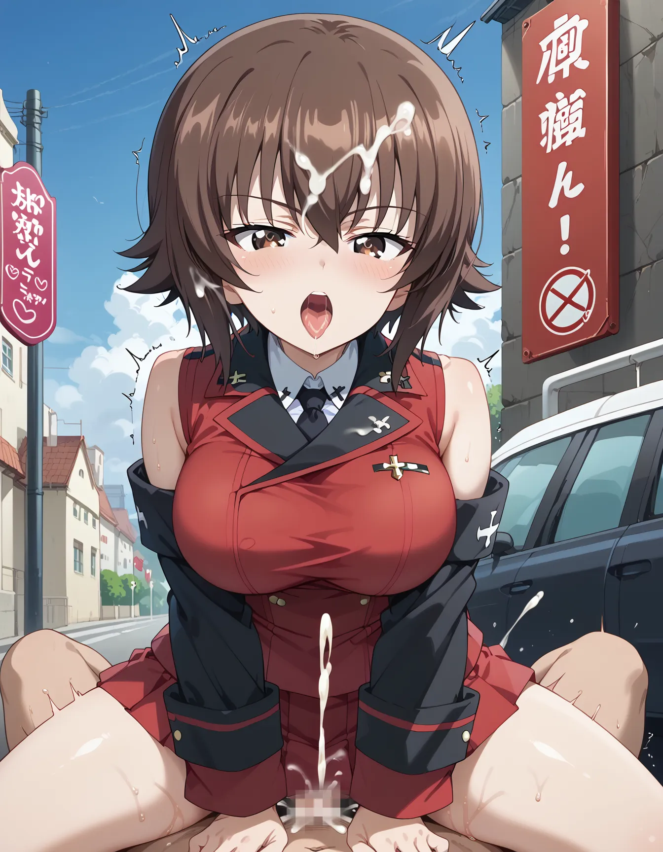 【「巨乳」AIエロ画像（イラスト・アニメ・二次元風）26161枚まとめ！(386ページ目)のエロ画像13枚目