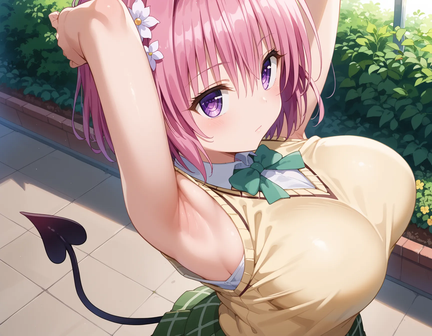 【「腋・脇」AIエロ画像（イラスト・アニメ・二次元風）4705枚まとめ！(69ページ目)のエロ画像15枚目