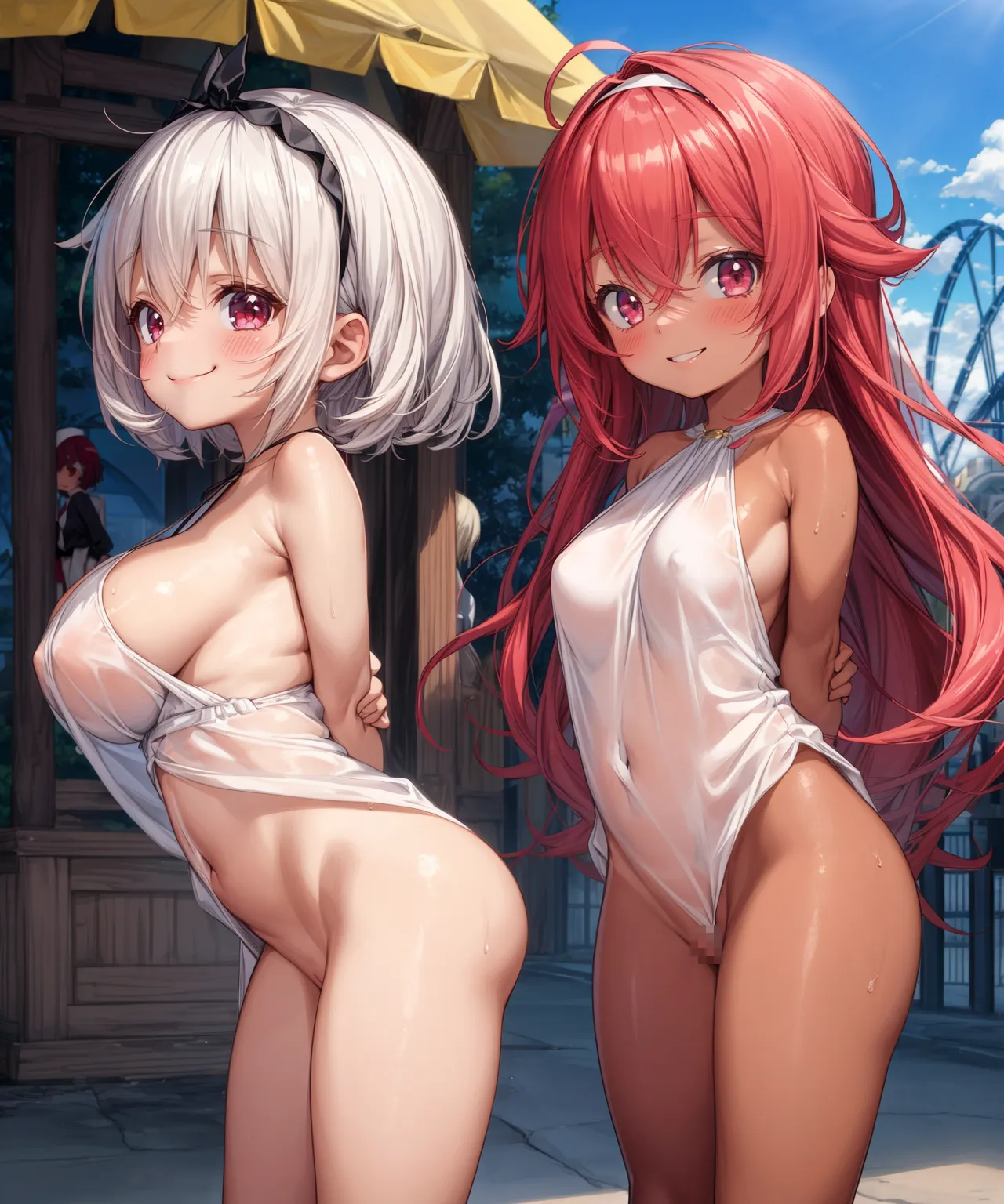 【「爆乳・超乳」AIエロ画像（イラスト・アニメ・二次元風）5621枚まとめ！(82ページ目)のエロ画像9枚目