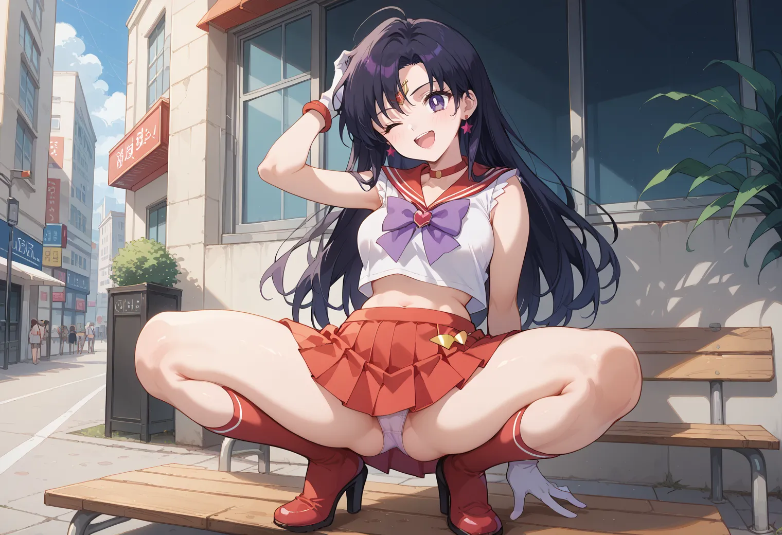 【「下着（ブラジャー・パンティ）」AIエロ画像（イラスト・アニメ・二次元風）15996枚まとめ！(232ページ目)のエロ画像6枚目