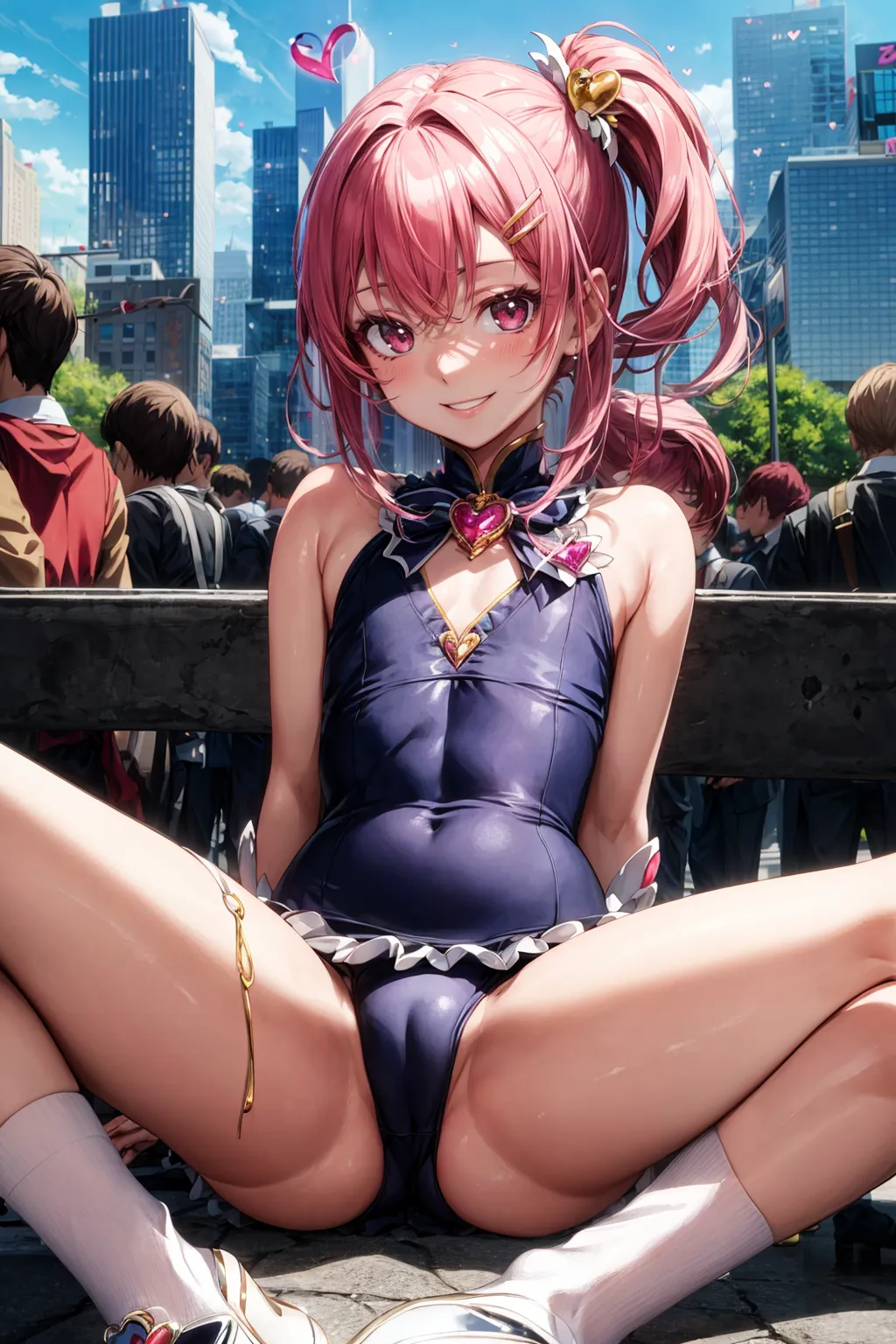 【「貧乳」AIエロ画像（イラスト・アニメ・二次元風）8390枚まとめ！(124ページ目)のエロ画像23枚目