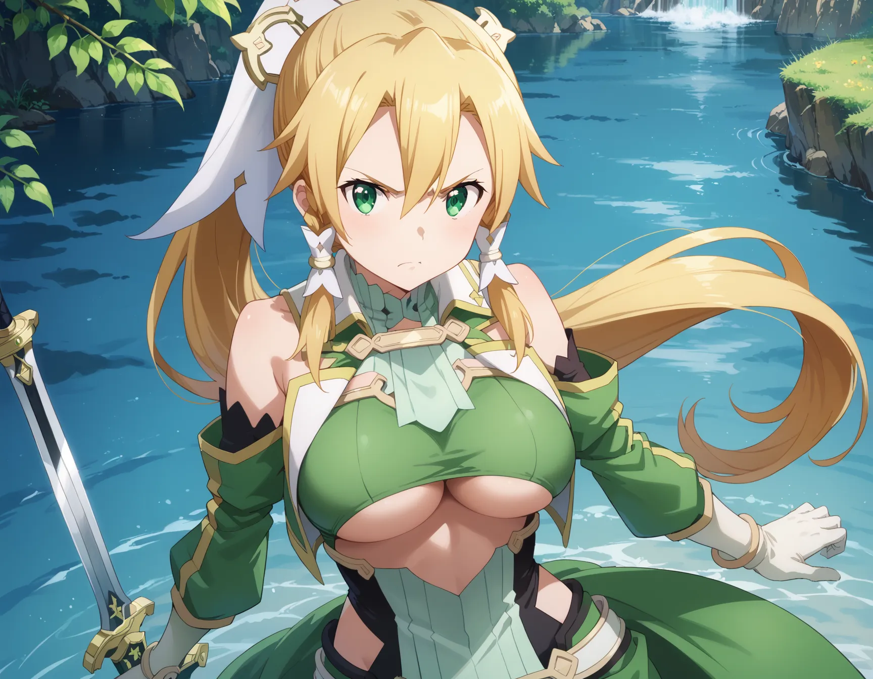 【「巨乳」AIエロ画像（イラスト・アニメ・二次元風）26161枚まとめ！(384ページ目)のエロ画像8枚目