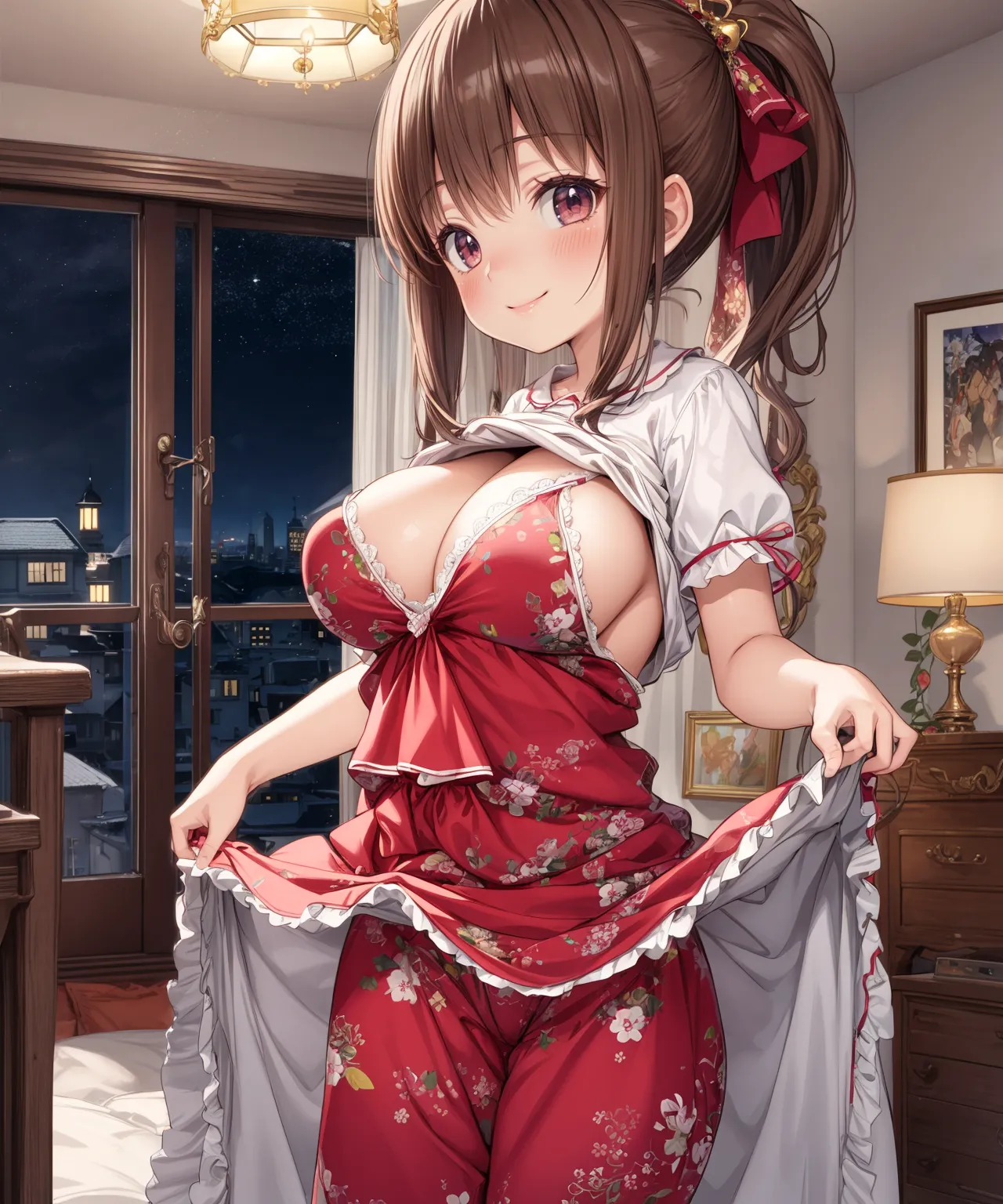 【「爆乳・超乳」AIエロ画像（イラスト・アニメ・二次元風）5621枚まとめ！(82ページ目)のエロ画像7枚目