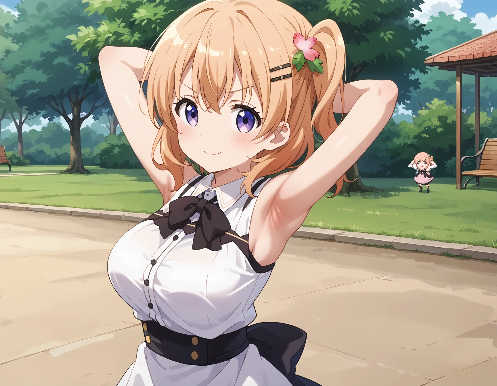 【「腋・脇」AIエロ画像（イラスト・アニメ・二次元風）4705枚まとめ！(69ページ目)のエロ画像5枚目