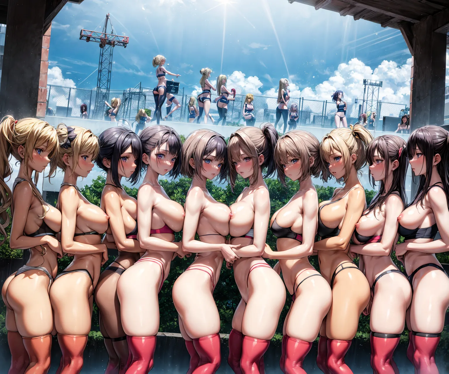 【「下着（ブラジャー・パンティ）」AIエロ画像（イラスト・アニメ・二次元風）15996枚まとめ！(230ページ目)のエロ画像22枚目