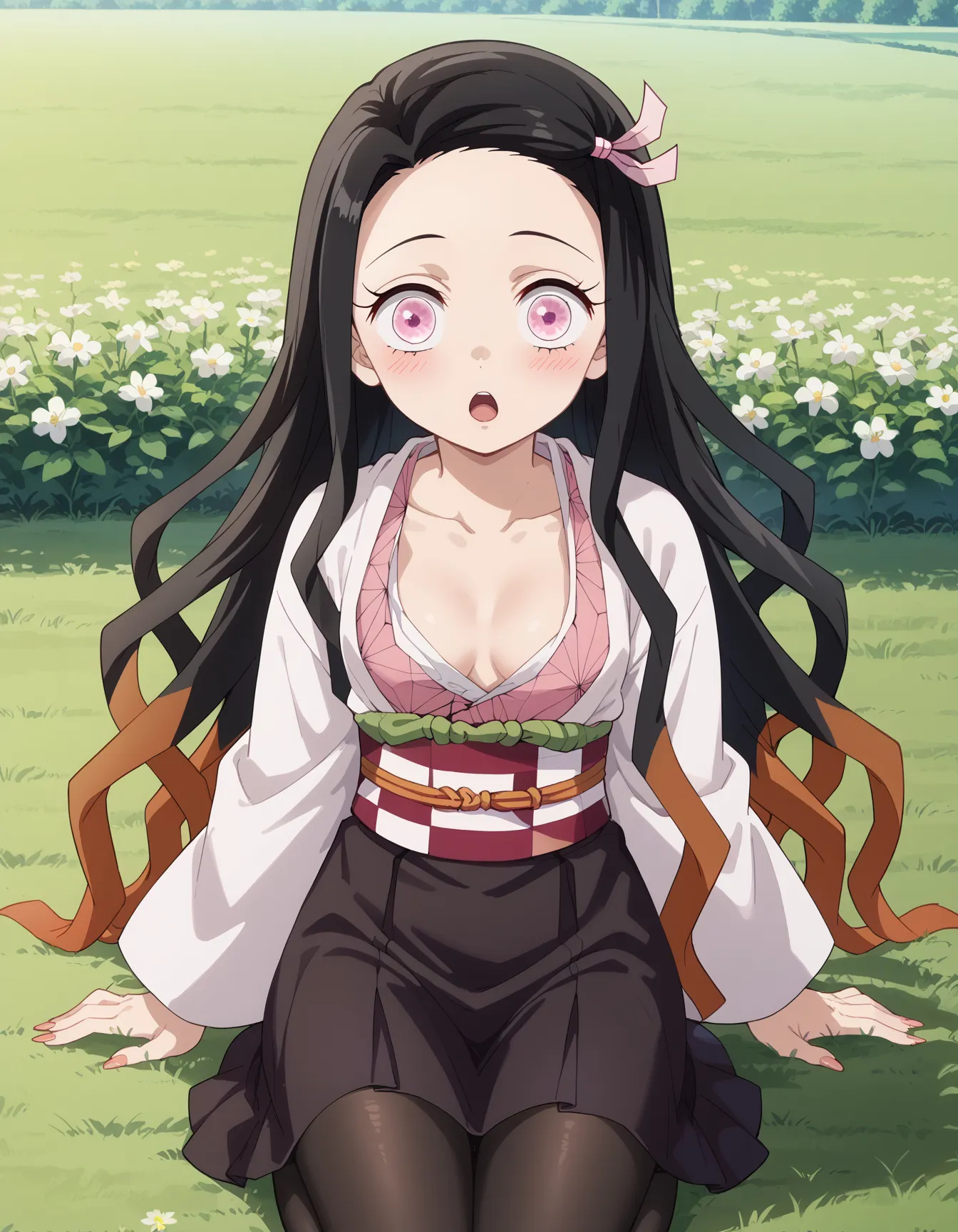 【「ロリ・小柄×パンスト」AIエロ画像（イラスト・アニメ・二次元風）422枚まとめ！(6ページ目)のエロ画像7枚目