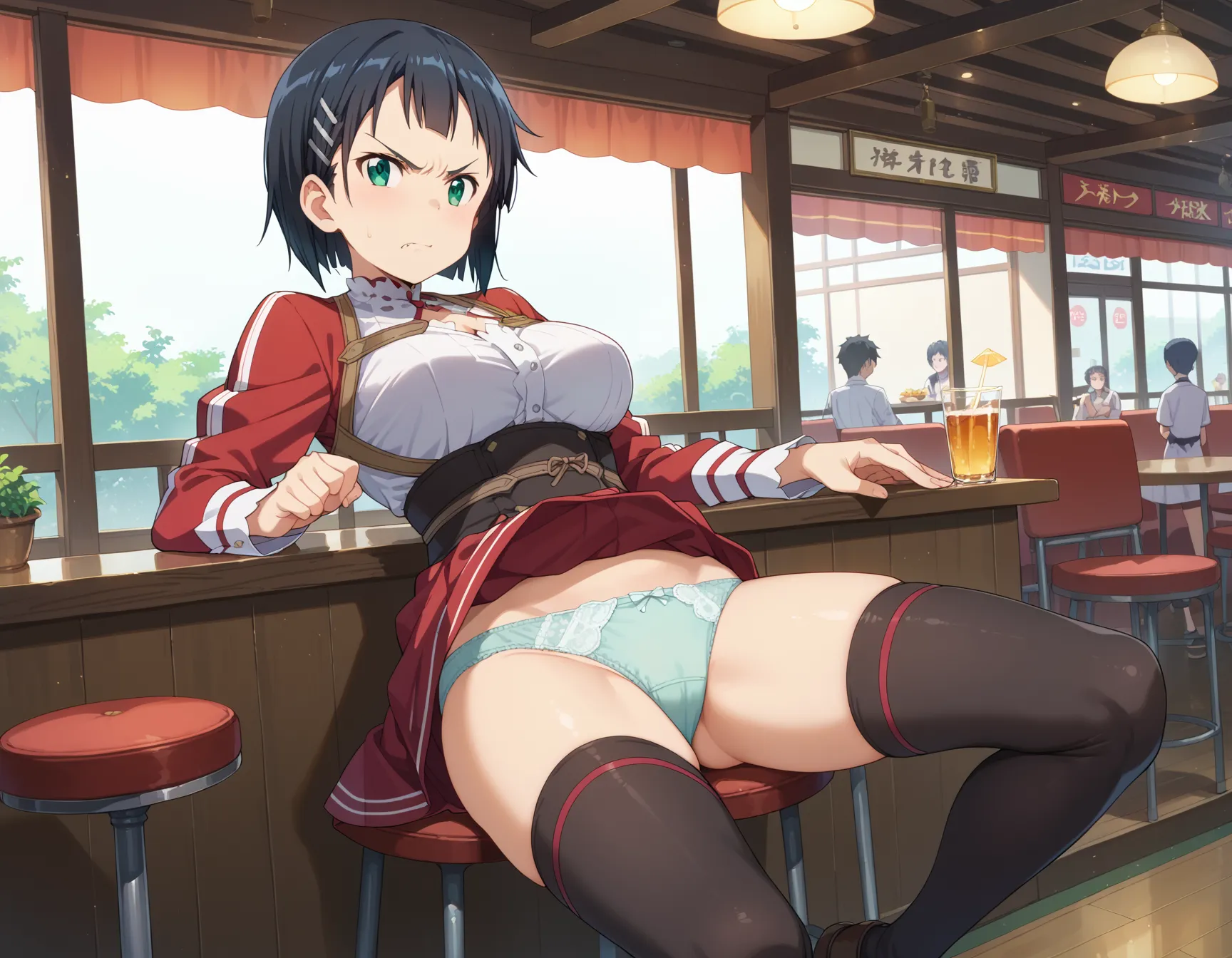 【「下着（ブラジャー・パンティ）」AIエロ画像（イラスト・アニメ・二次元風）15996枚まとめ！(229ページ目)のエロ画像25枚目