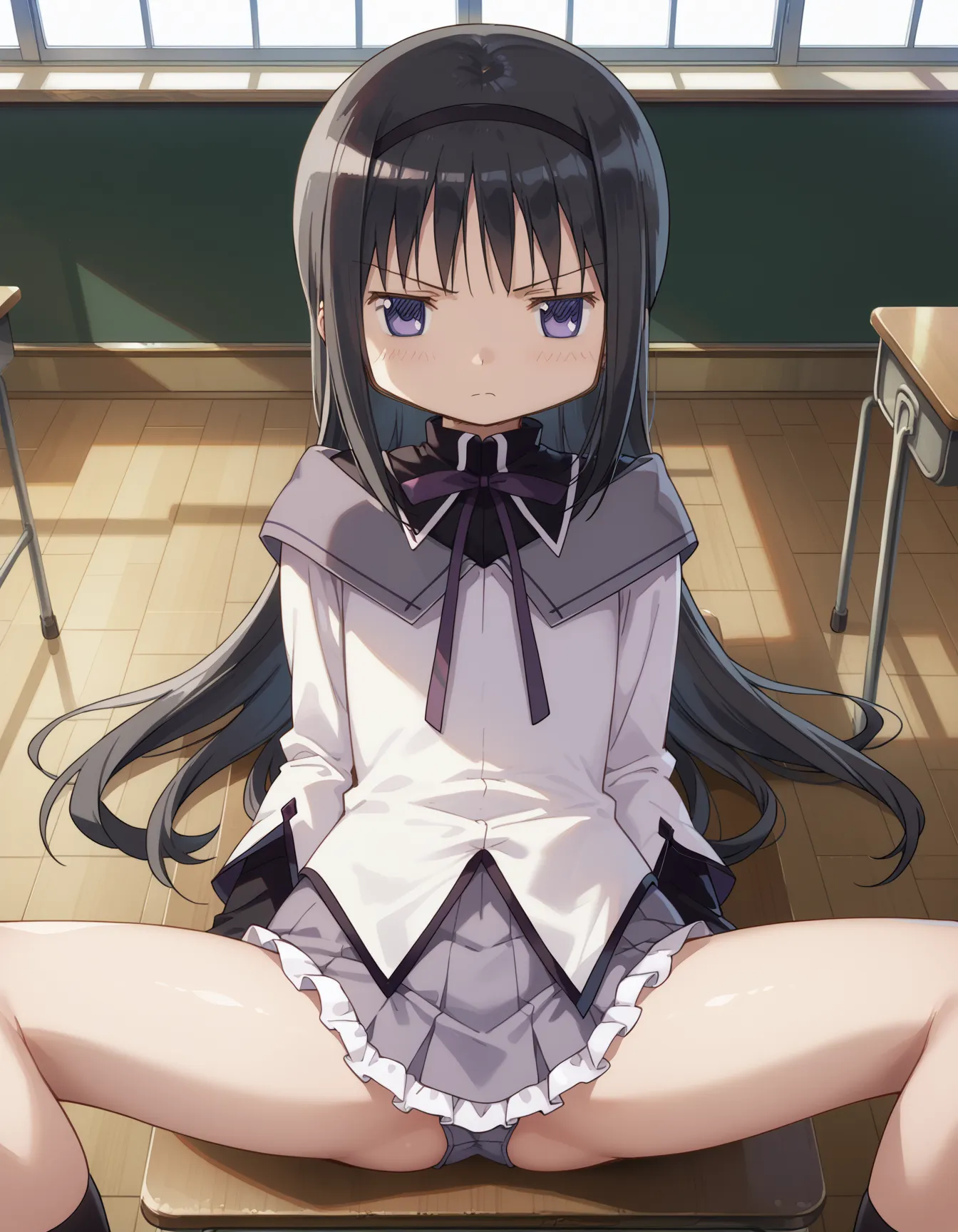 【「貧乳」AIエロ画像（イラスト・アニメ・二次元風）8390枚まとめ！(123ページ目)のエロ画像3枚目