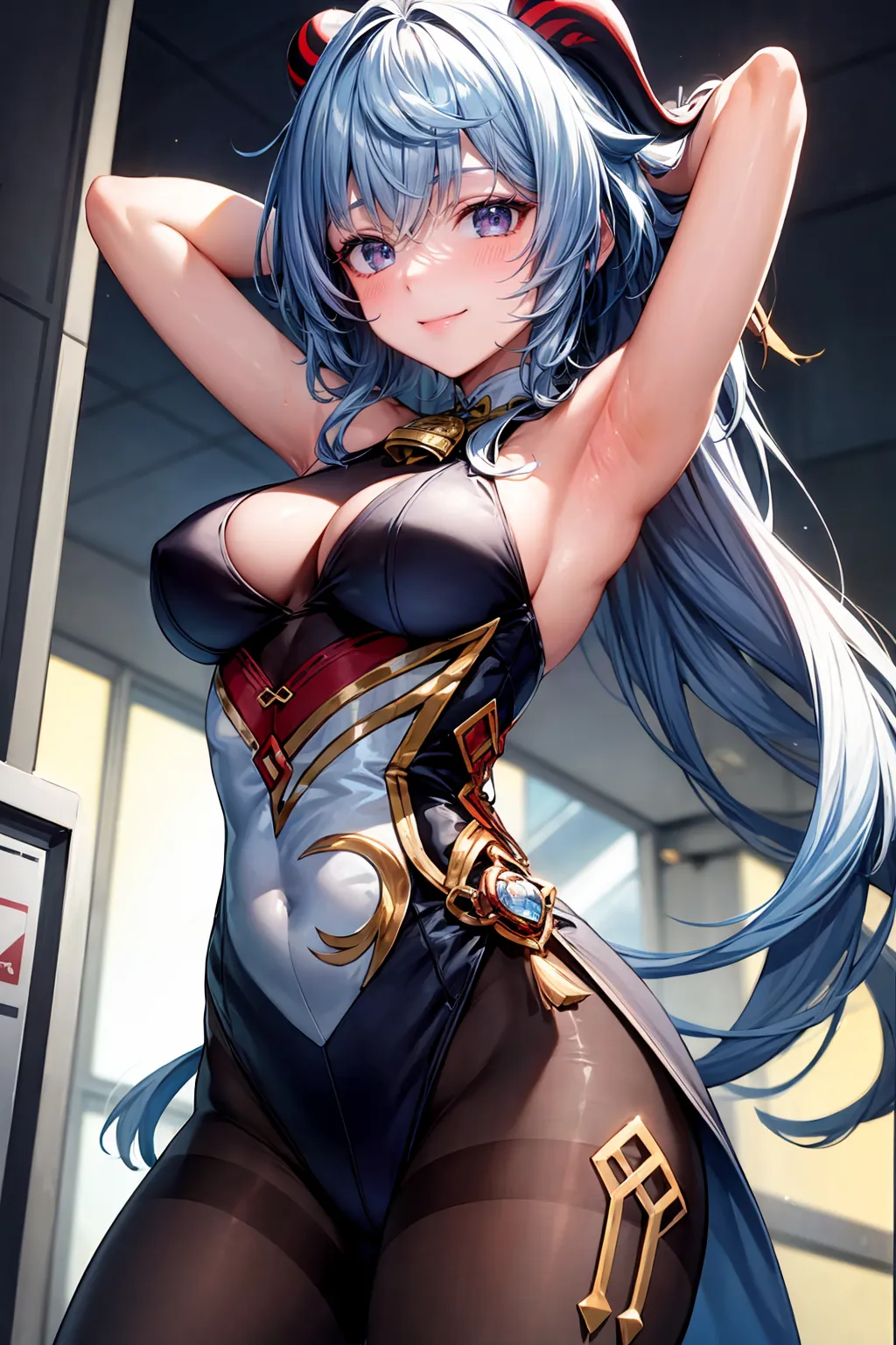 【「腋・脇」AIエロ画像（イラスト・アニメ・二次元風）4705枚まとめ！(68ページ目)のエロ画像3枚目