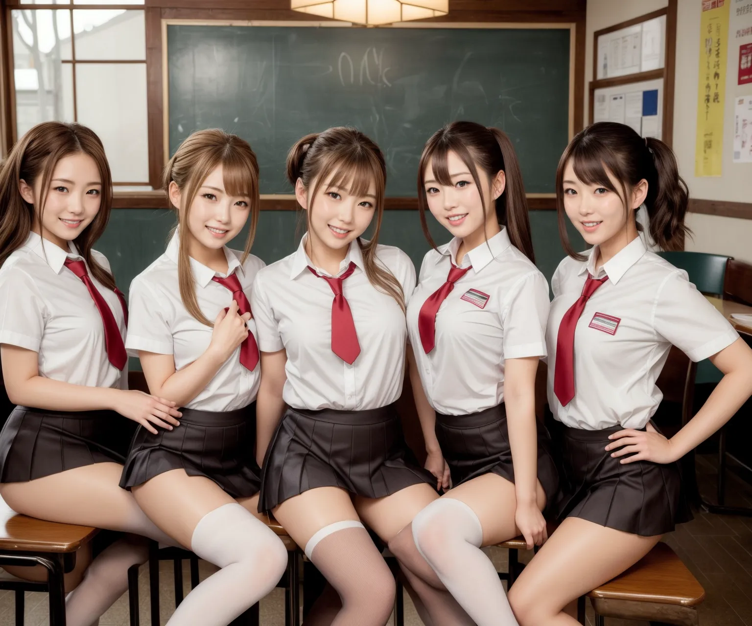 【「女子校生・JK×学制服」AIエロ画像（リアル・実写・フォト風）6248枚まとめ！(90ページ目)のエロ画像12枚目