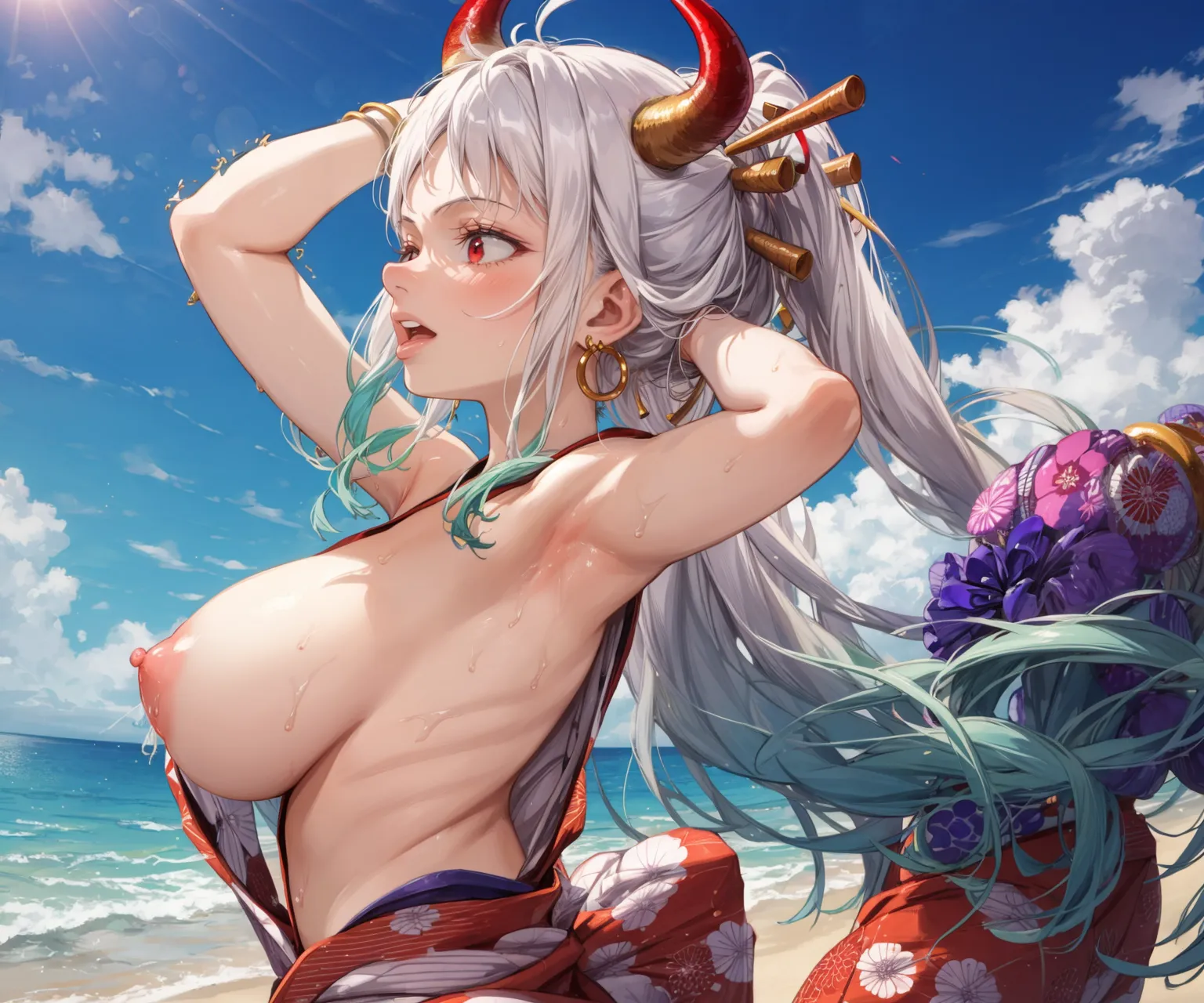 【「爆乳・超乳」AIエロ画像（イラスト・アニメ・二次元風）5621枚まとめ！(80ページ目)のエロ画像20枚目